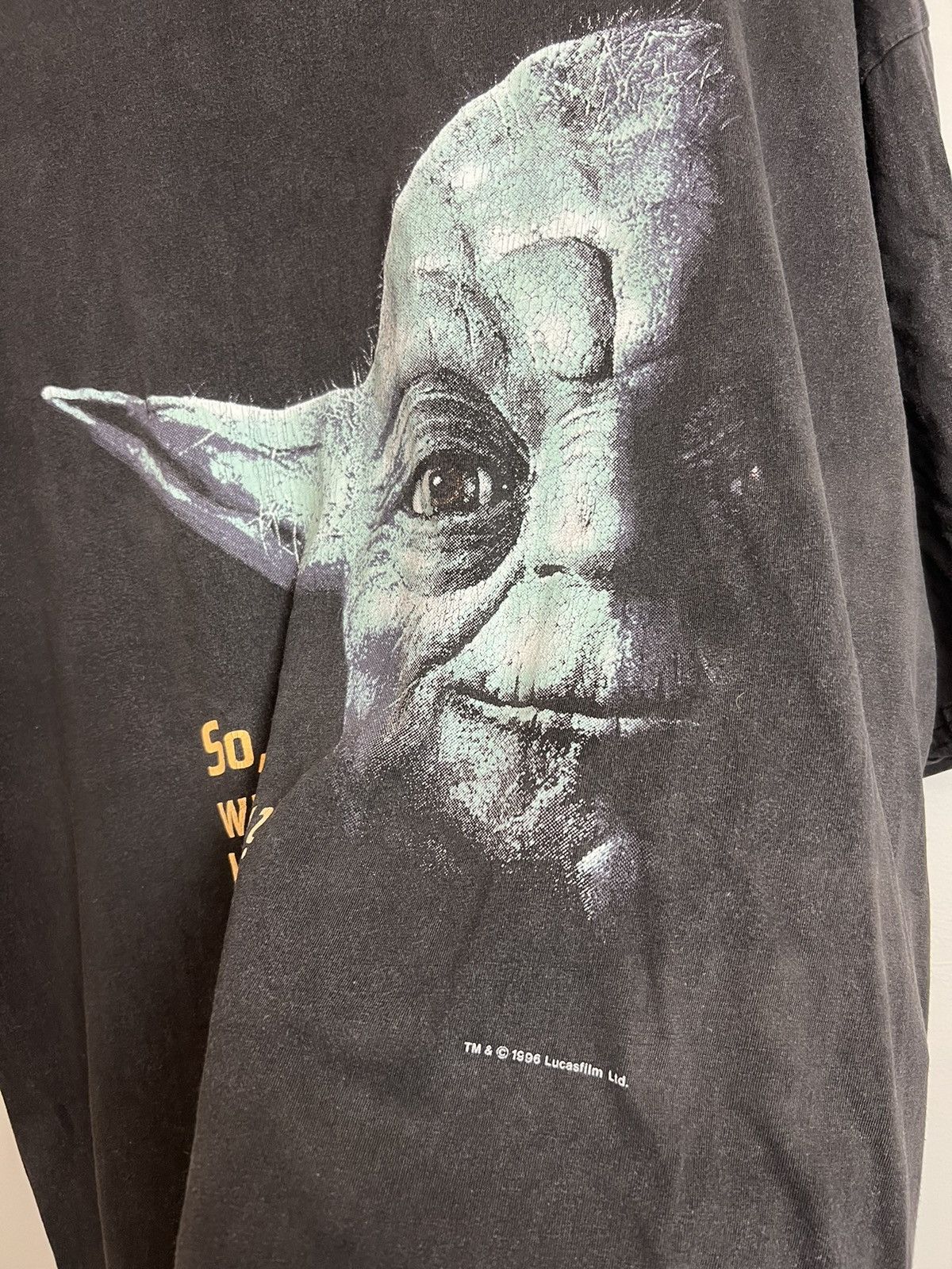 Star Wars 1996 Yoda Want to Be Jedi Star Wars Vintage Tee Star Trek Size US XL / EU 56 / 4 - 4 Thumbnail