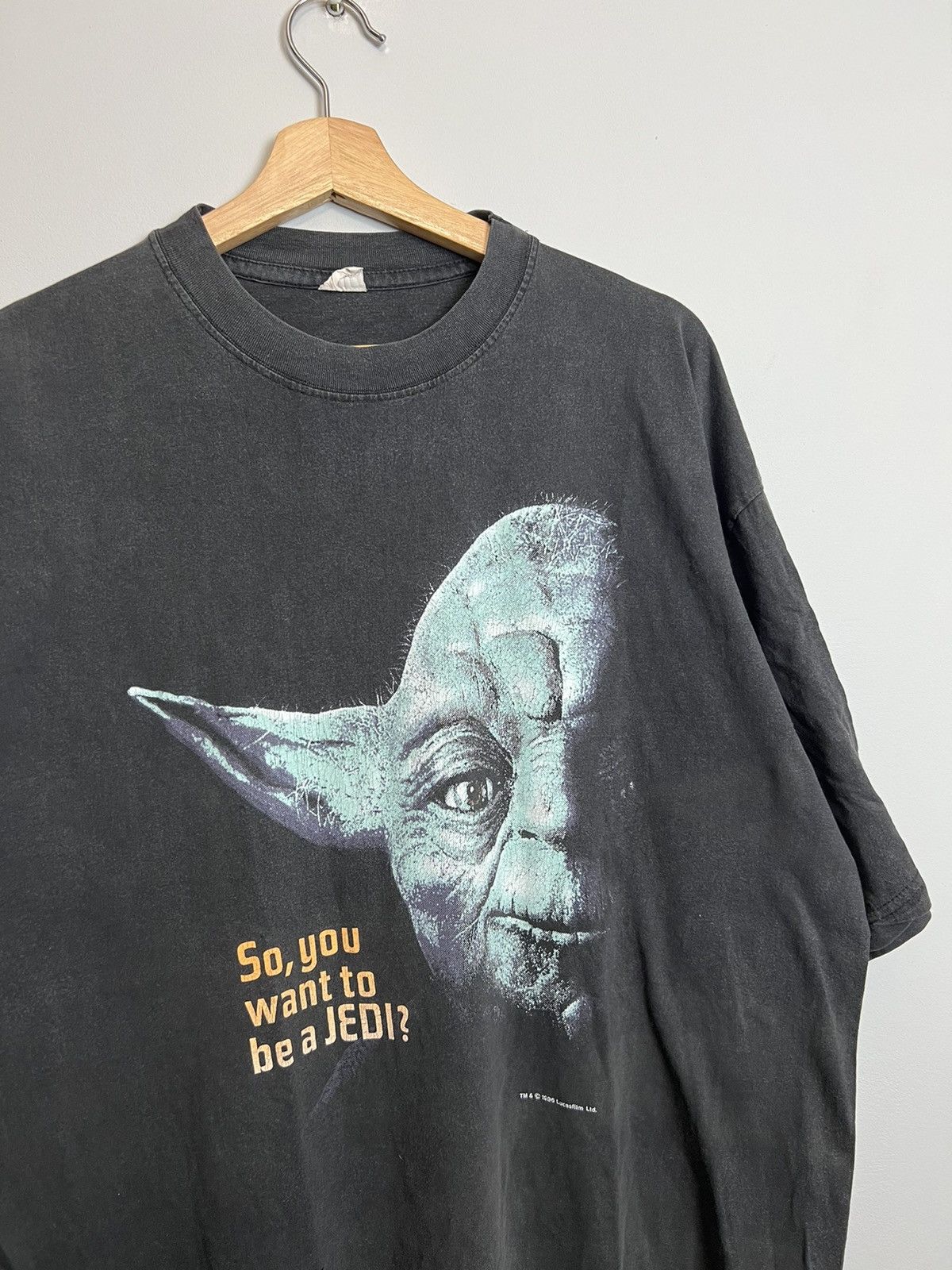 Star Wars 1996 Yoda Want to Be Jedi Star Wars Vintage Tee Star Trek Size US XL / EU 56 / 4 - 2 Thumbnail
