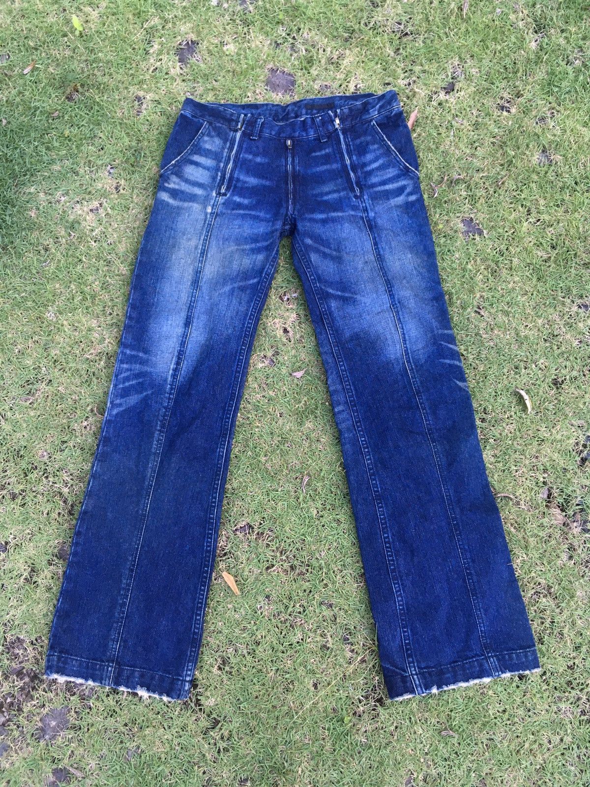 The Viridi-anne × Vintage RARE Vintage The Viridi-anne triple Zipper Jeans Size US 30 / EU 46 - 1 Thumbnail