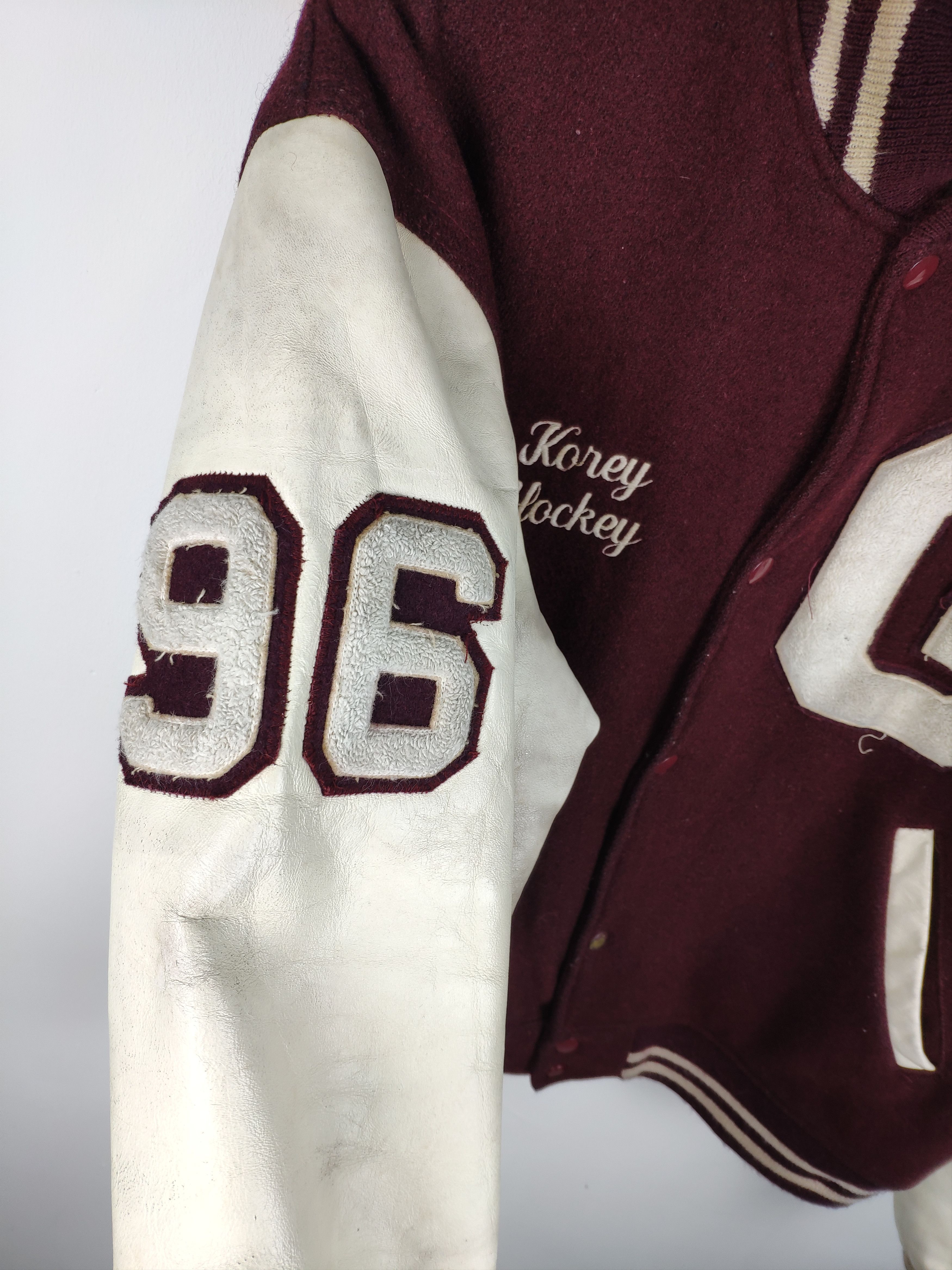Vintage Vintage 80 S Varsity Jacket Sleeve Leather Gorham Size US L / EU 52-54 / 3 - 14 Thumbnail