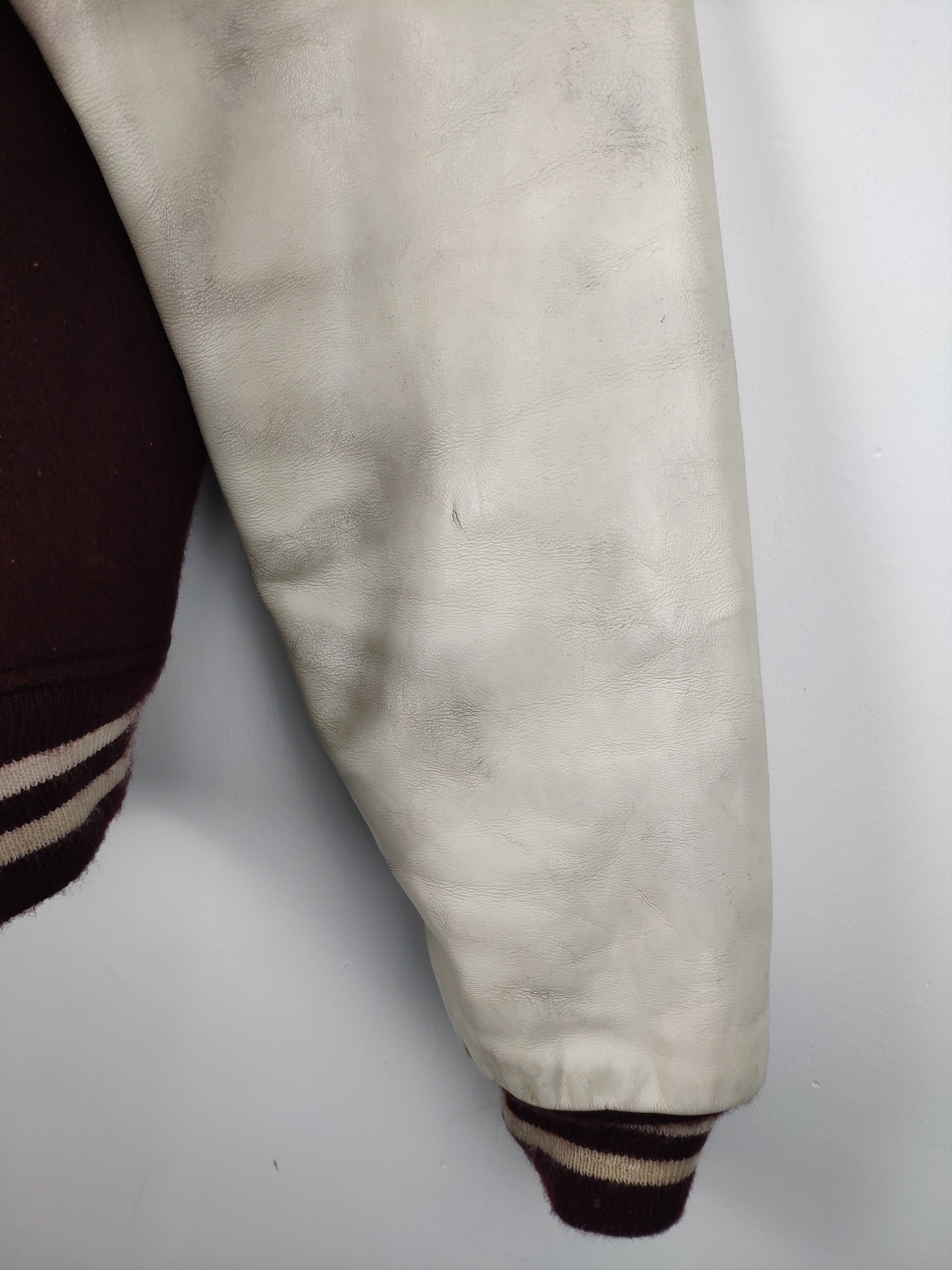 Vintage Vintage 80 S Varsity Jacket Sleeve Leather Gorham Size US L / EU 52-54 / 3 - 16 Thumbnail