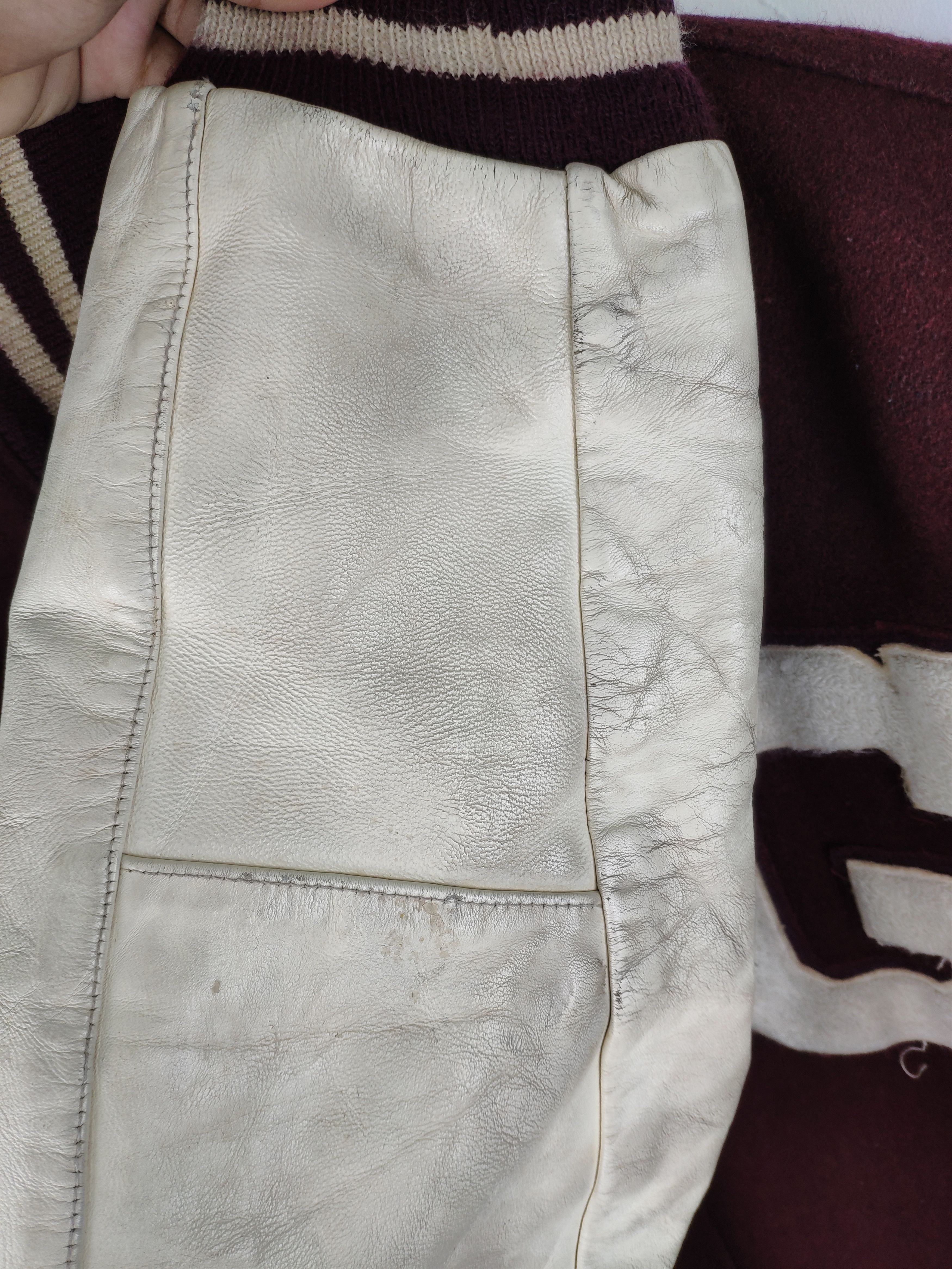 Vintage Vintage 80 S Varsity Jacket Sleeve Leather Gorham Size US L / EU 52-54 / 3 - 20 Thumbnail