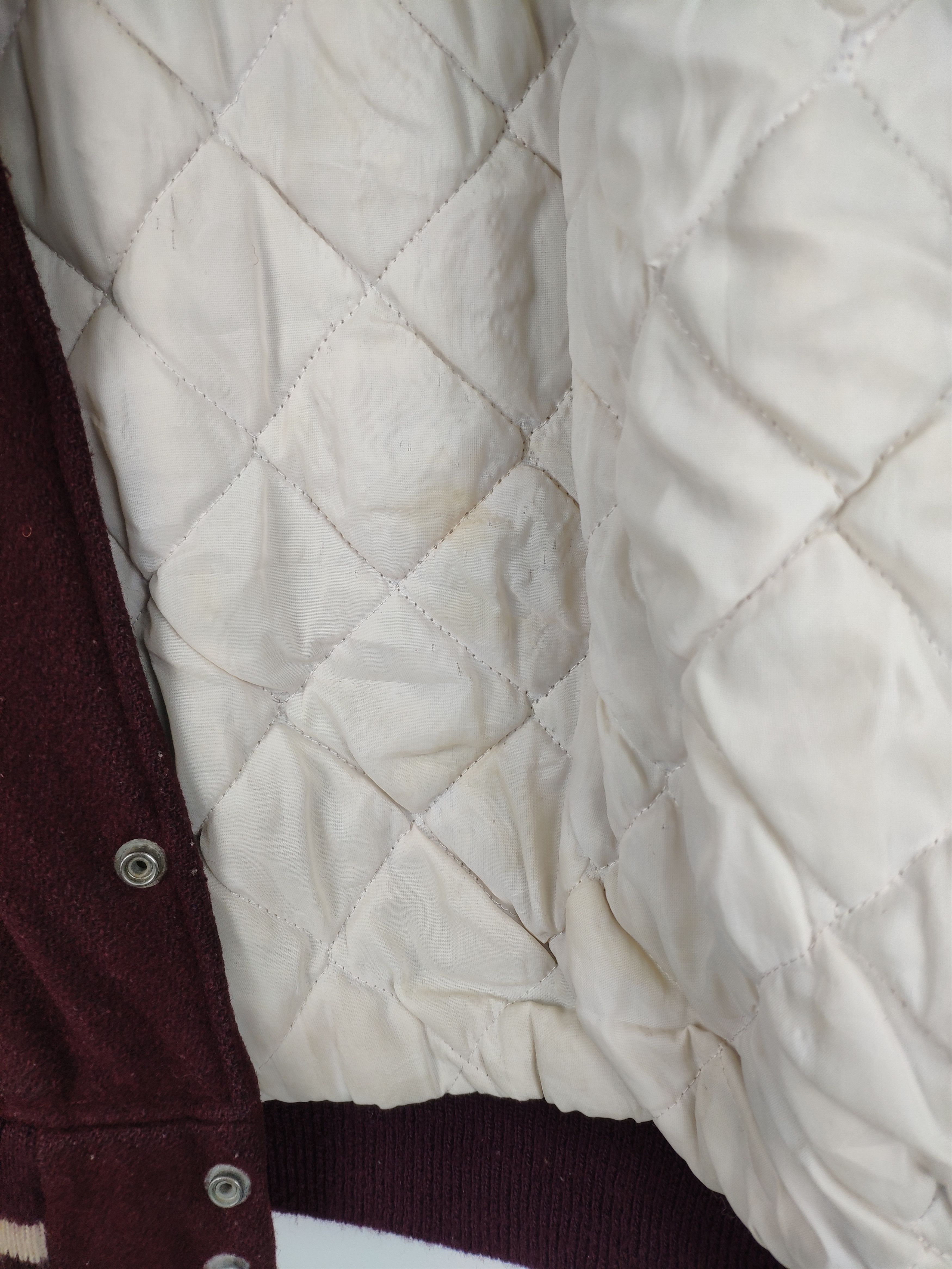 Vintage Vintage 80 S Varsity Jacket Sleeve Leather Gorham Size US L / EU 52-54 / 3 - 3 Thumbnail