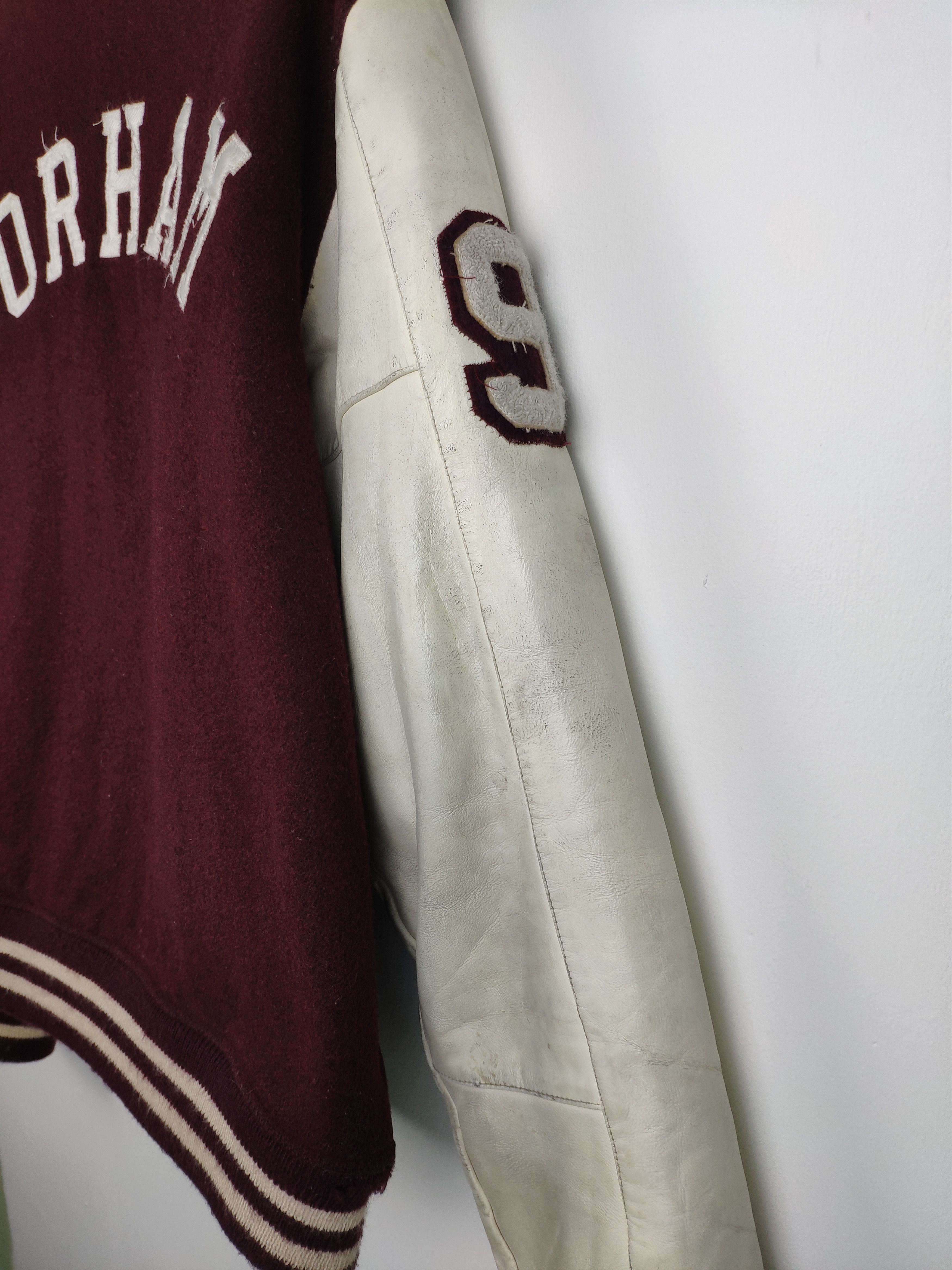 Vintage Vintage 80 S Varsity Jacket Sleeve Leather Gorham Size US L / EU 52-54 / 3 - 22 Thumbnail