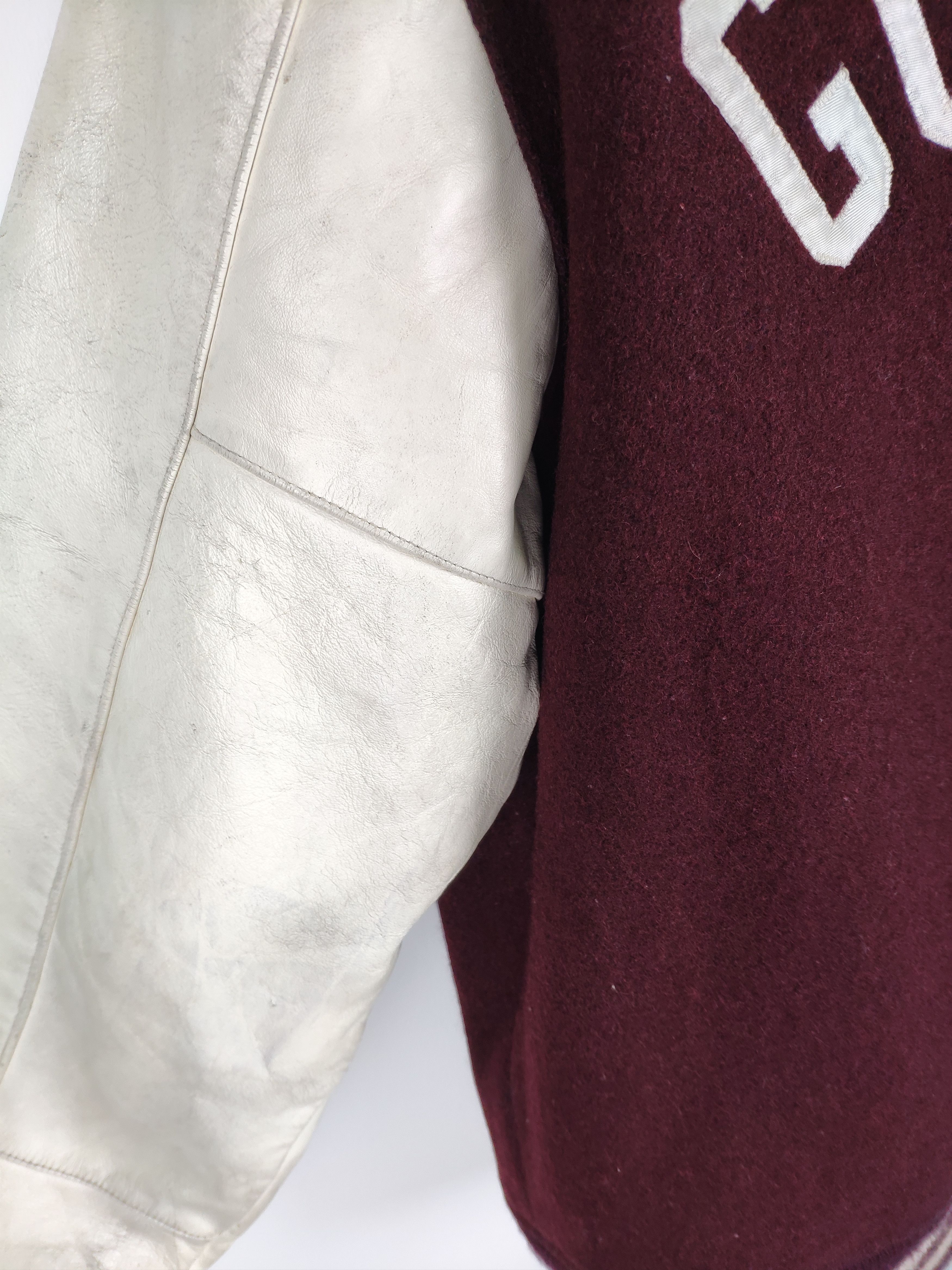 Vintage Vintage 80 S Varsity Jacket Sleeve Leather Gorham Size US L / EU 52-54 / 3 - 17 Thumbnail