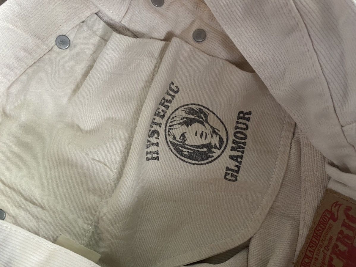 Hysteric Glamour × Japanese Brand × Vintage Hysteric Glamour With Blue Selvedge Pants Size US 33 - 4 Thumbnail