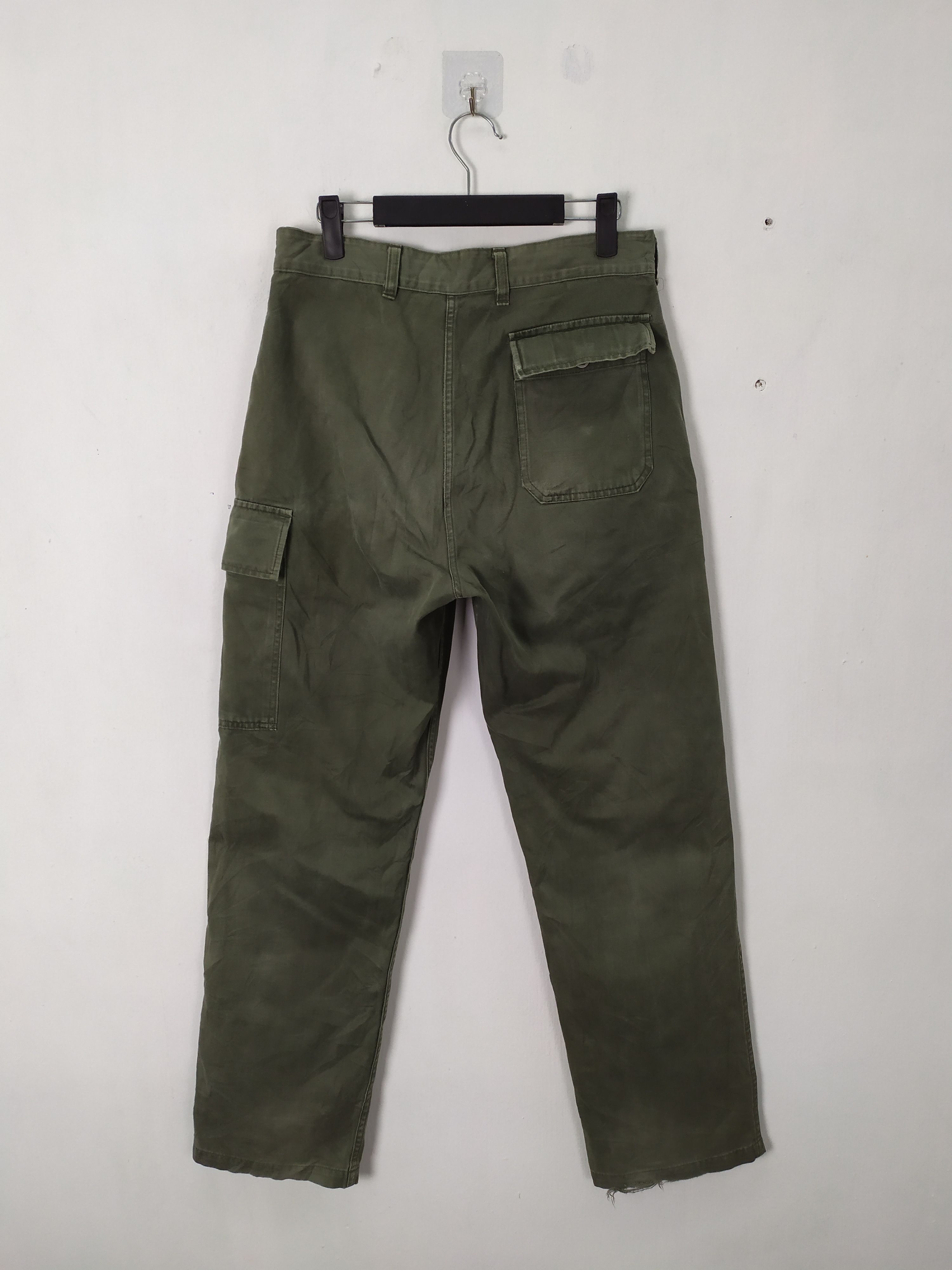 Japanese Brand RARE!! JAPANESE BRAND FADED GREEN CARGO PANTS Size US 30 / EU 46 - 9 Thumbnail