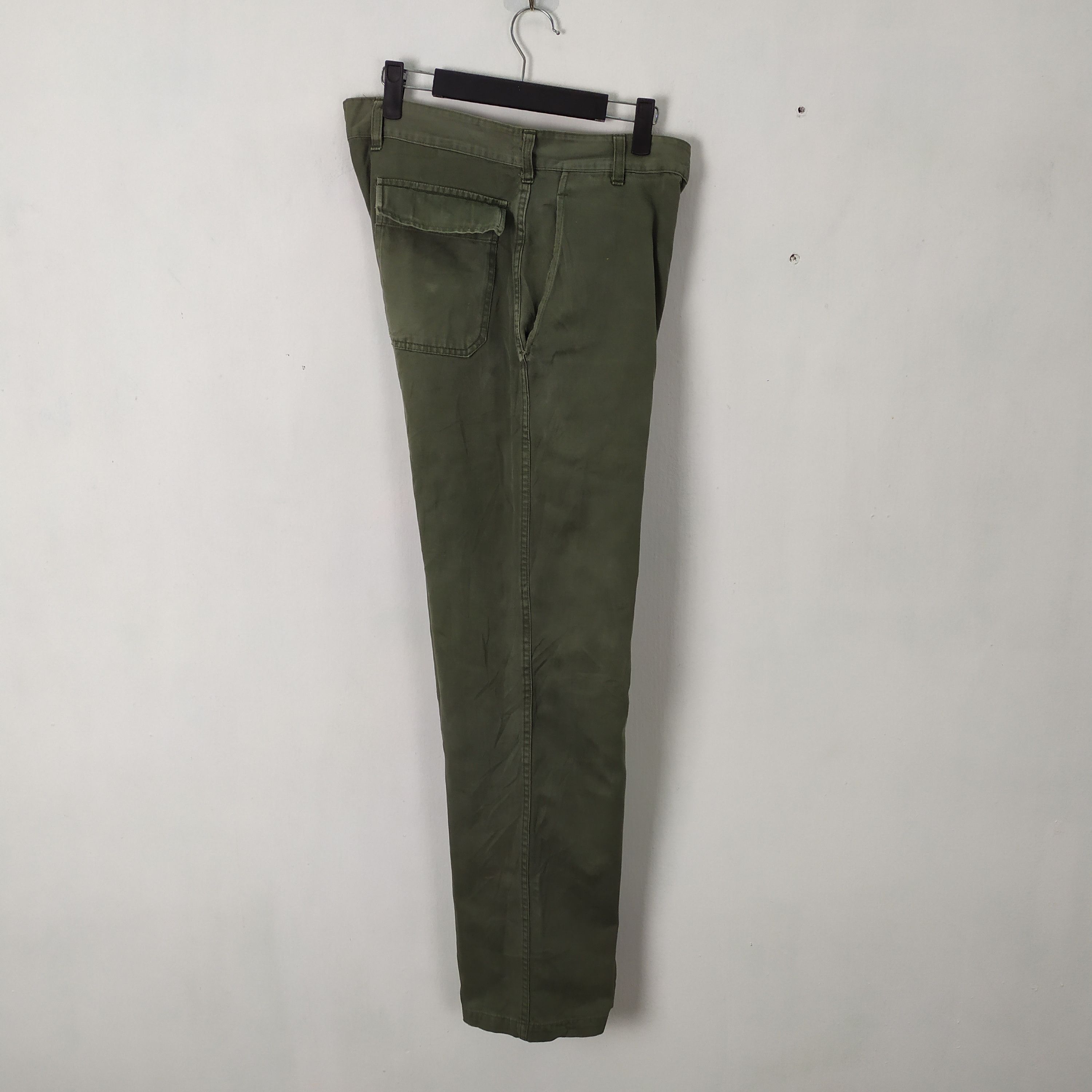 Japanese Brand RARE!! JAPANESE BRAND FADED GREEN CARGO PANTS Size US 30 / EU 46 - 3 Thumbnail