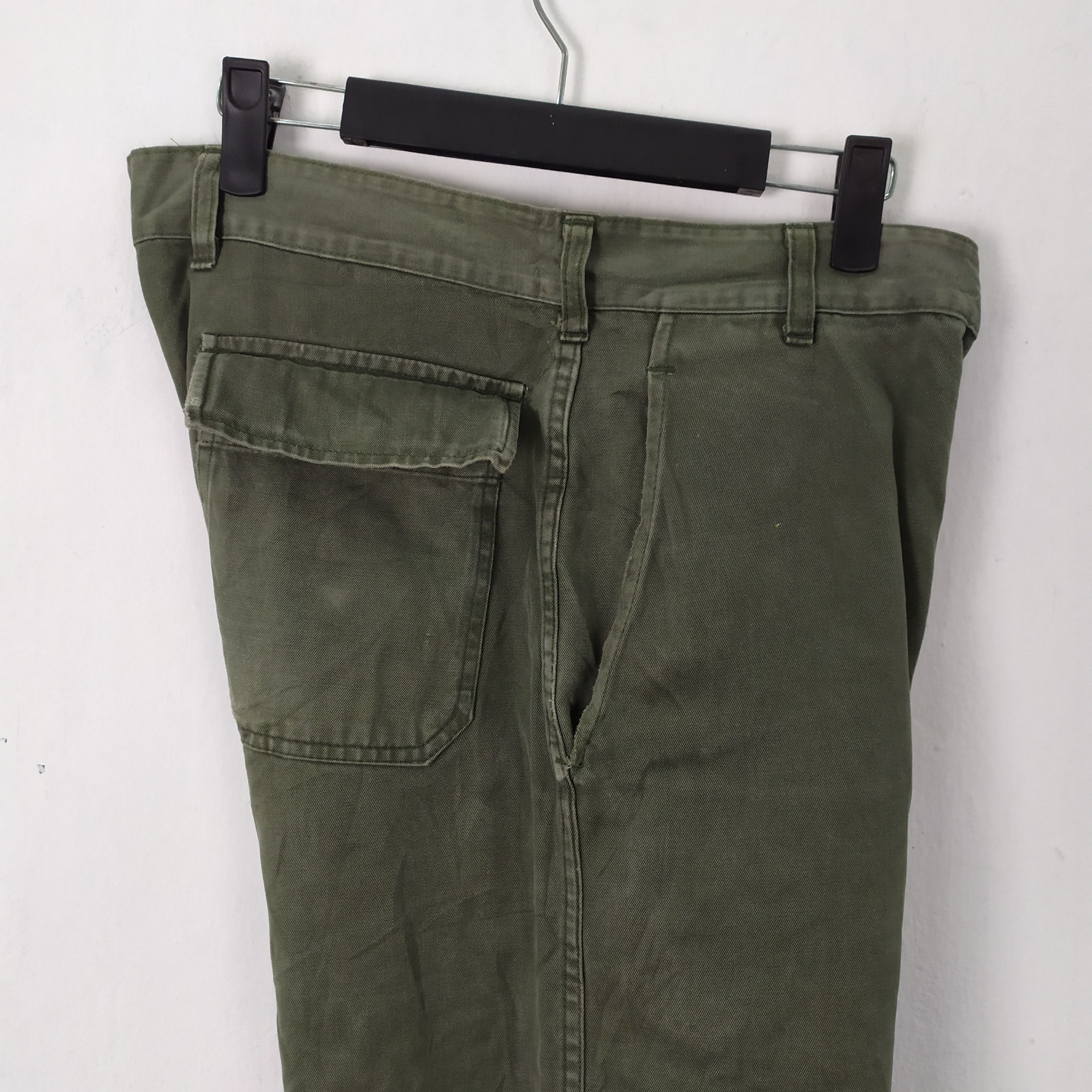 Japanese Brand RARE!! JAPANESE BRAND FADED GREEN CARGO PANTS Size US 30 / EU 46 - 2 Thumbnail