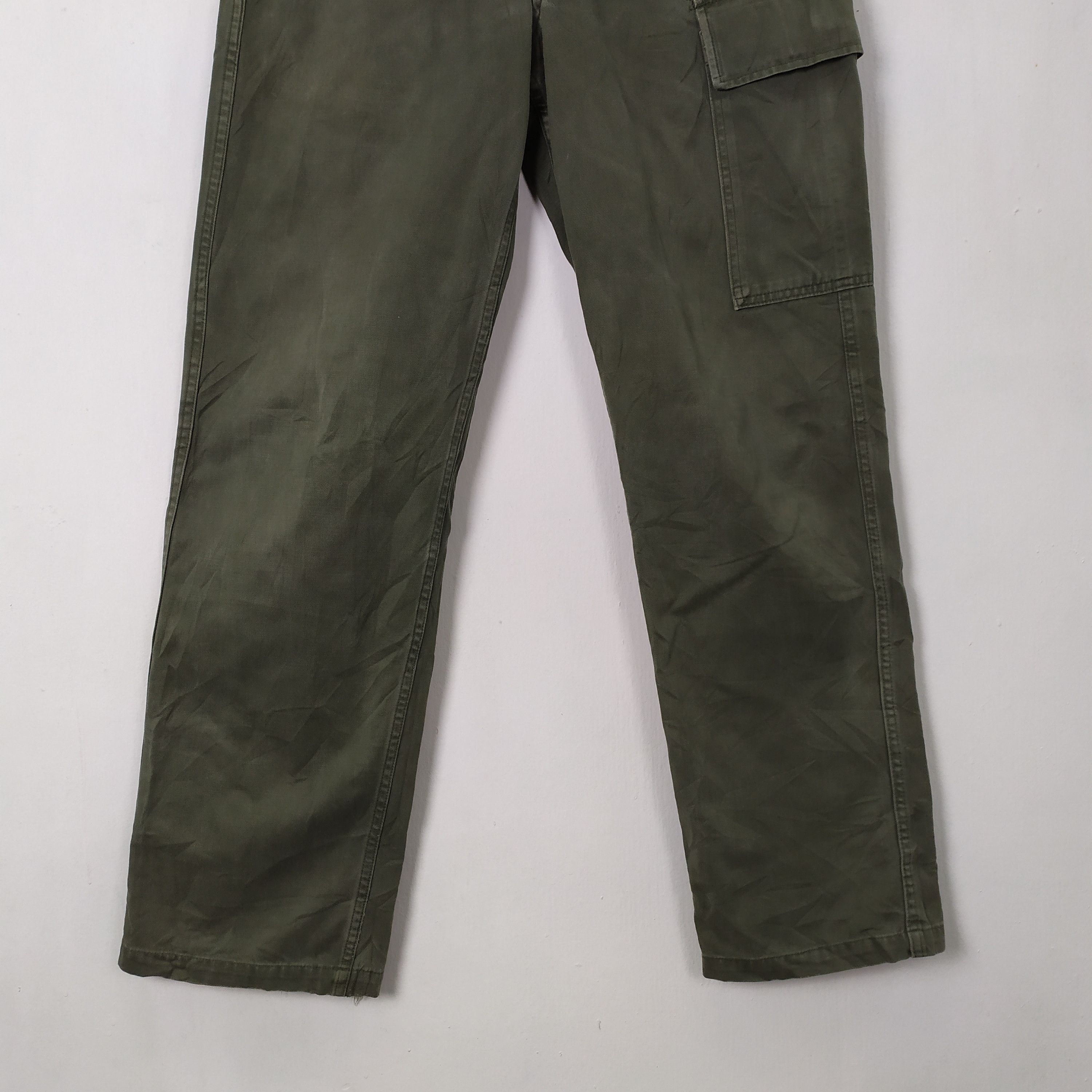 Japanese Brand RARE!! JAPANESE BRAND FADED GREEN CARGO PANTS Size US 30 / EU 46 - 11 Thumbnail