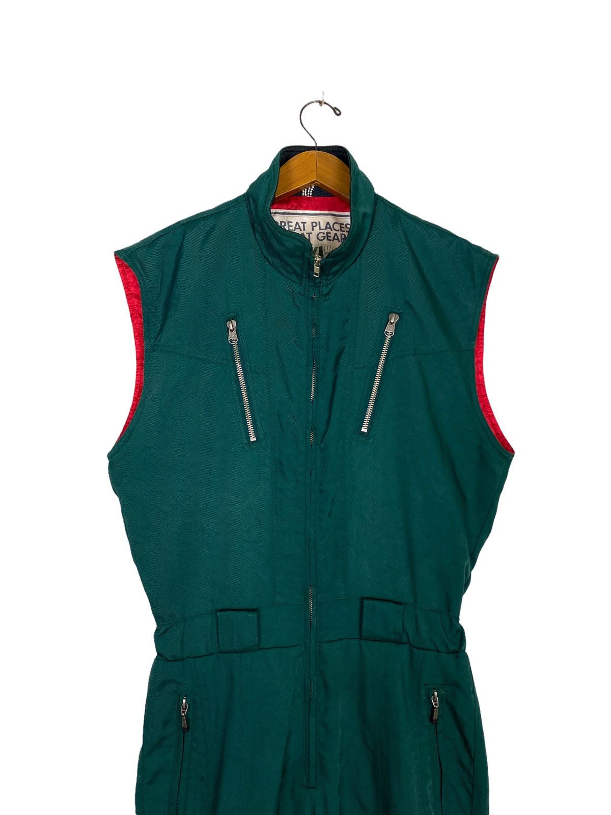 Ellesse × Goldwin Vtg 90's Ellesse Skiing Coverall Jumpsuit Ski Snowsuit Size US 32 / EU 48 - 3 Thumbnail