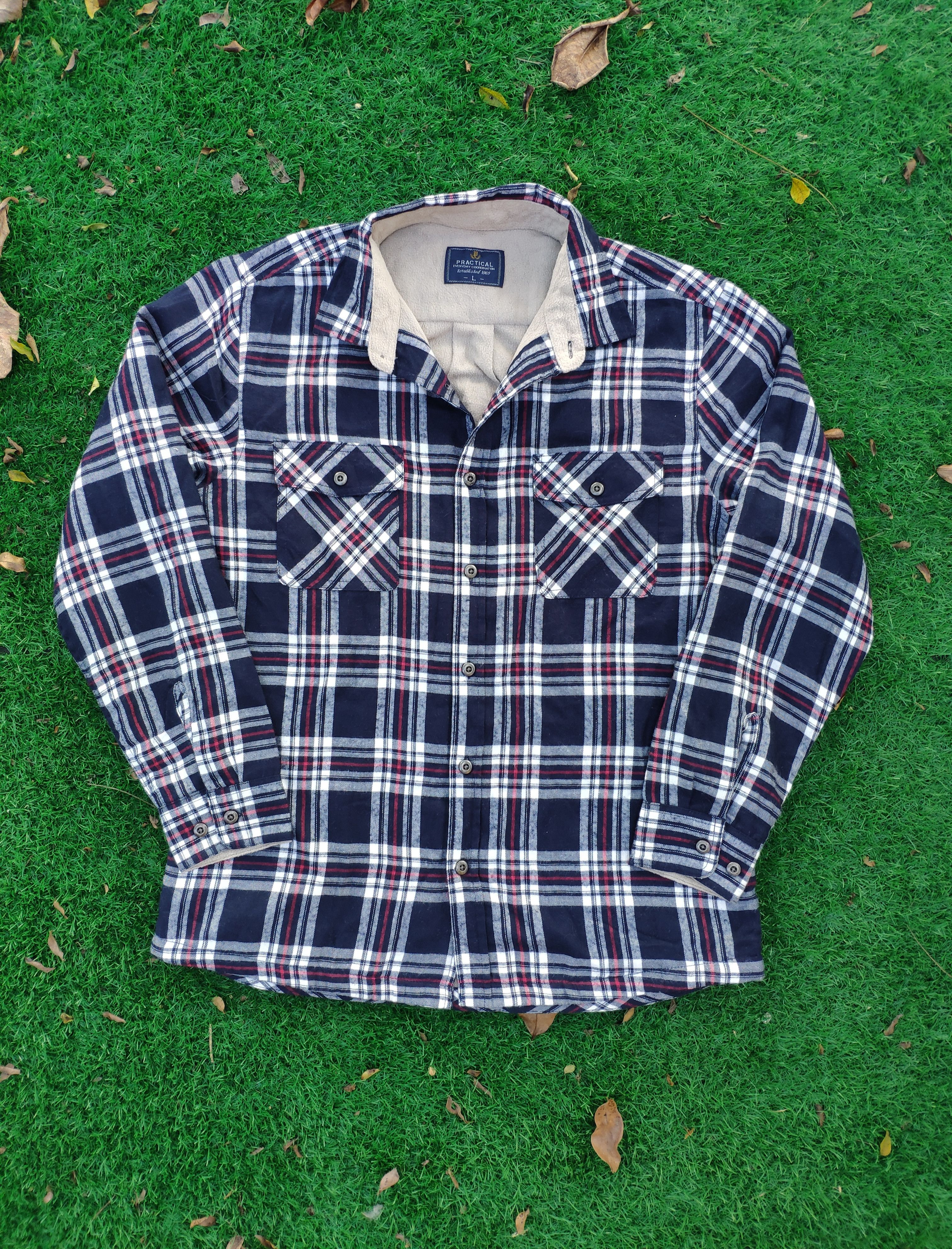 Flannel × Japanese Brand Vintage Flannel Travis Scott Style Summer Shirt Size US M / EU 48-50 / 2 - 1 Thumbnail