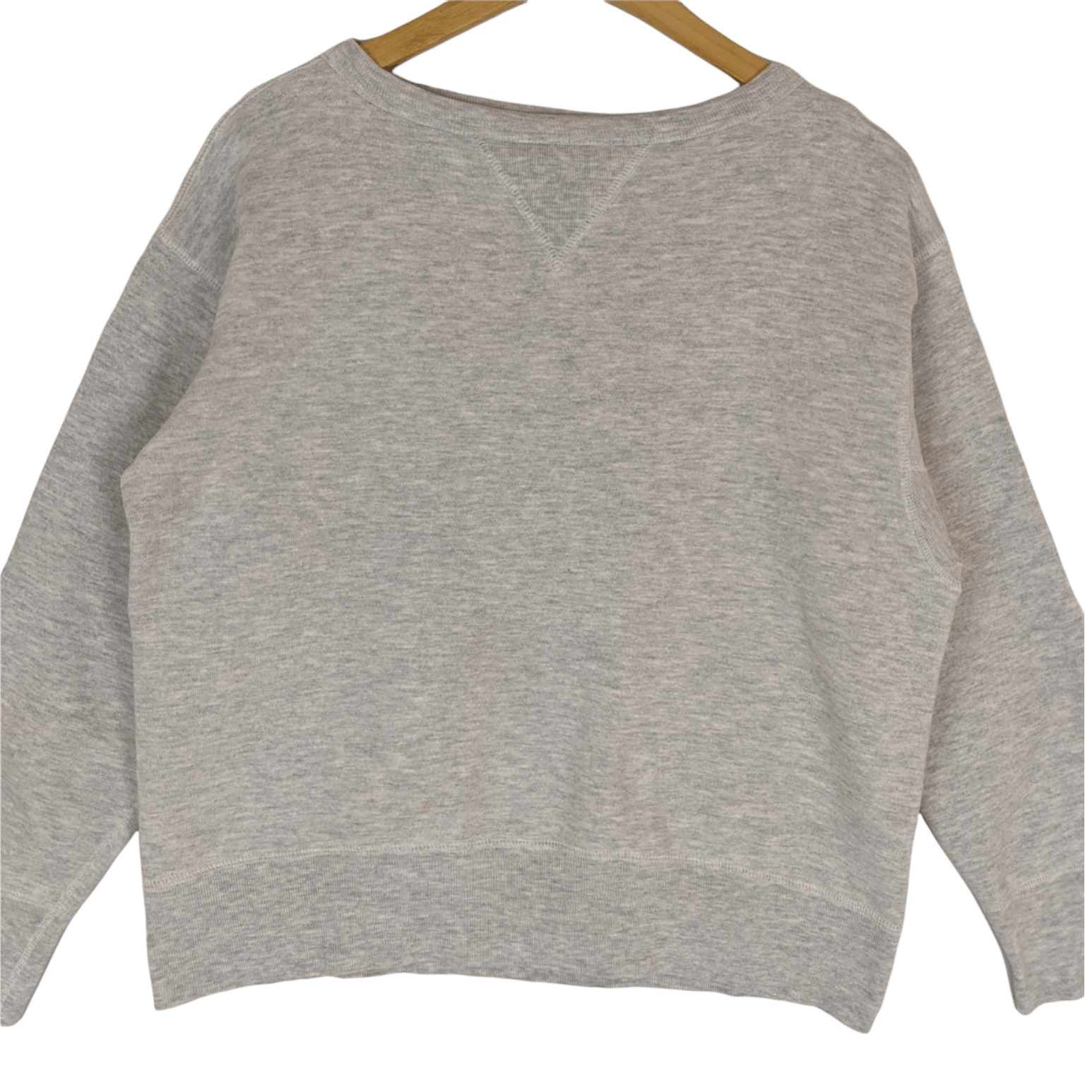 Japanese Brand × Vintage Japan Vintage Plain Grey Jumper Sweatshirt Size XL / US 12-14 / IT 48-50 - 2 Thumbnail
