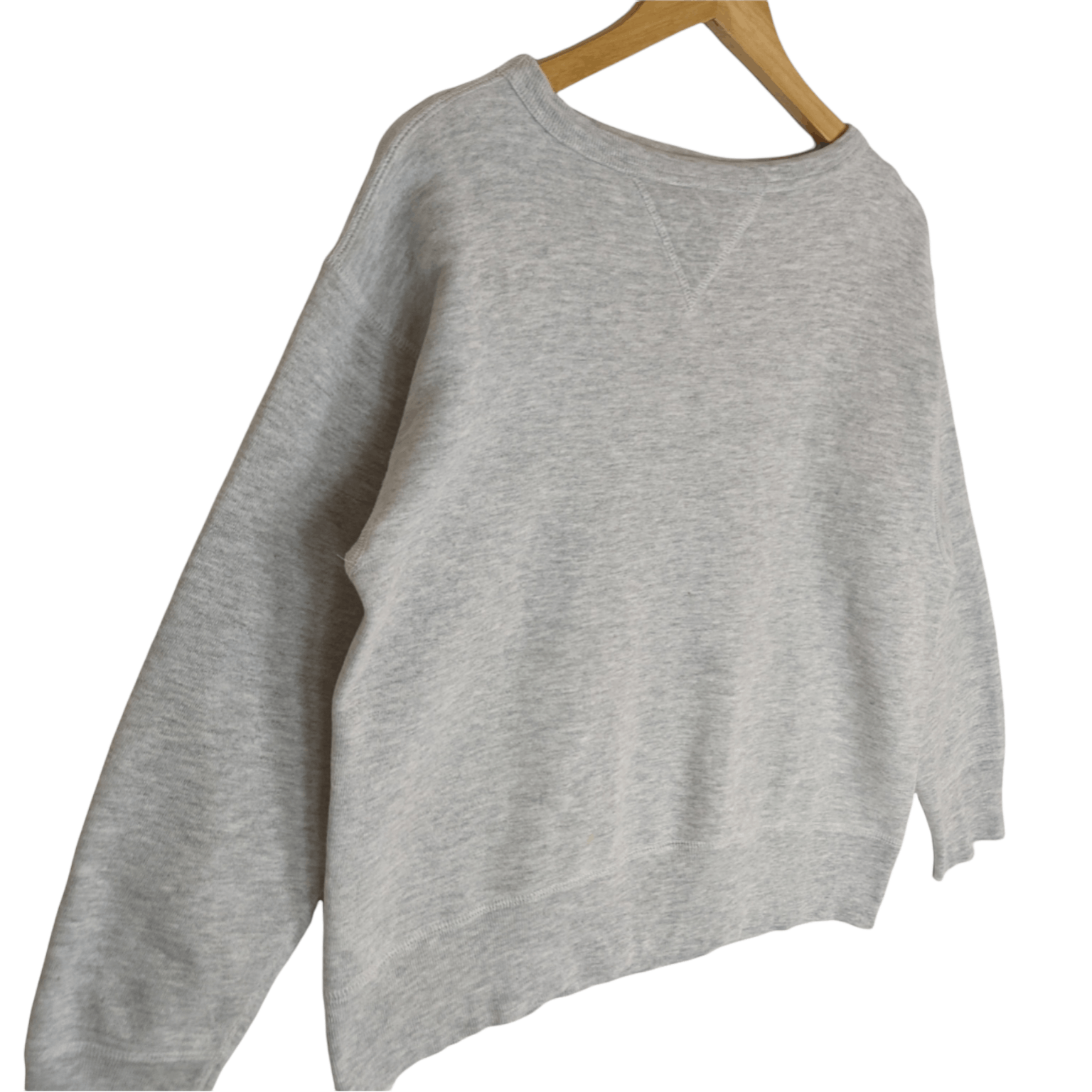 Japanese Brand × Vintage Japan Vintage Plain Grey Jumper Sweatshirt Size XL / US 12-14 / IT 48-50 - 3 Thumbnail