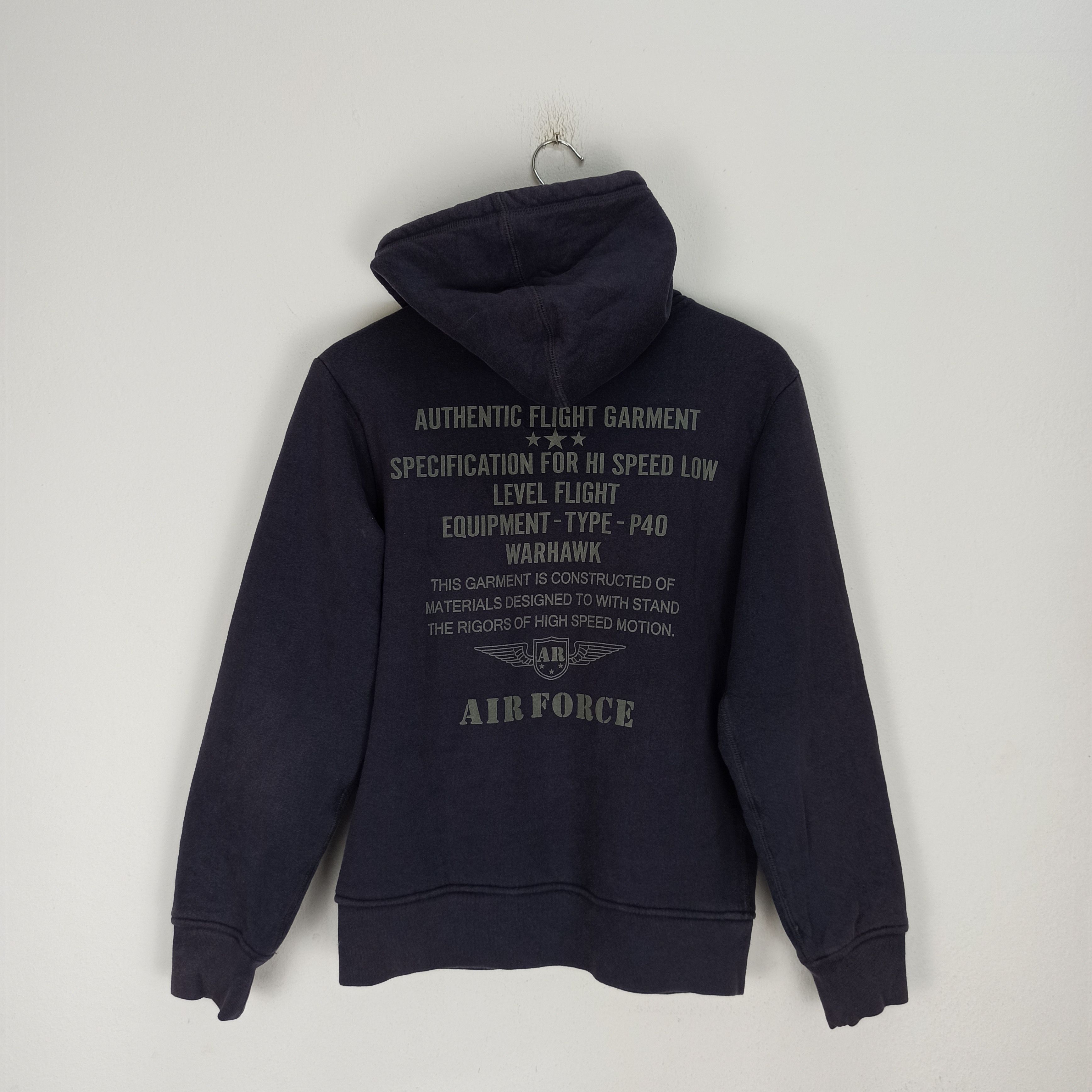 Avirex Rare🔥 Hoodie Avirex Flight Air Force Big Logo Sweater Size US M / EU 48-50 / 2 - 1 Thumbnail