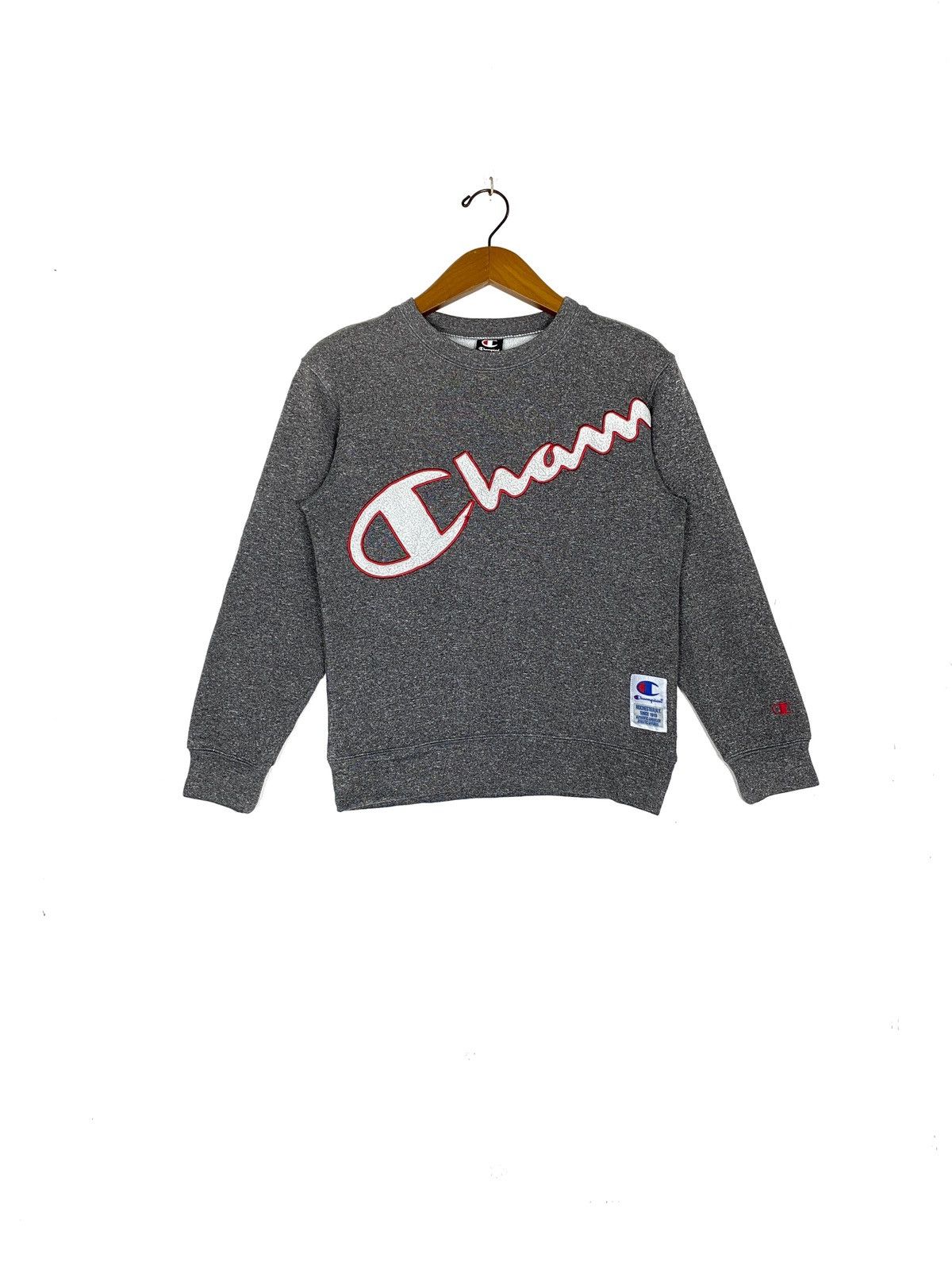 Champion ✔️Rare‼️Champion Sweatshirt Embroided Big Logo (women size) Size ONE SIZE - 1 Thumbnail