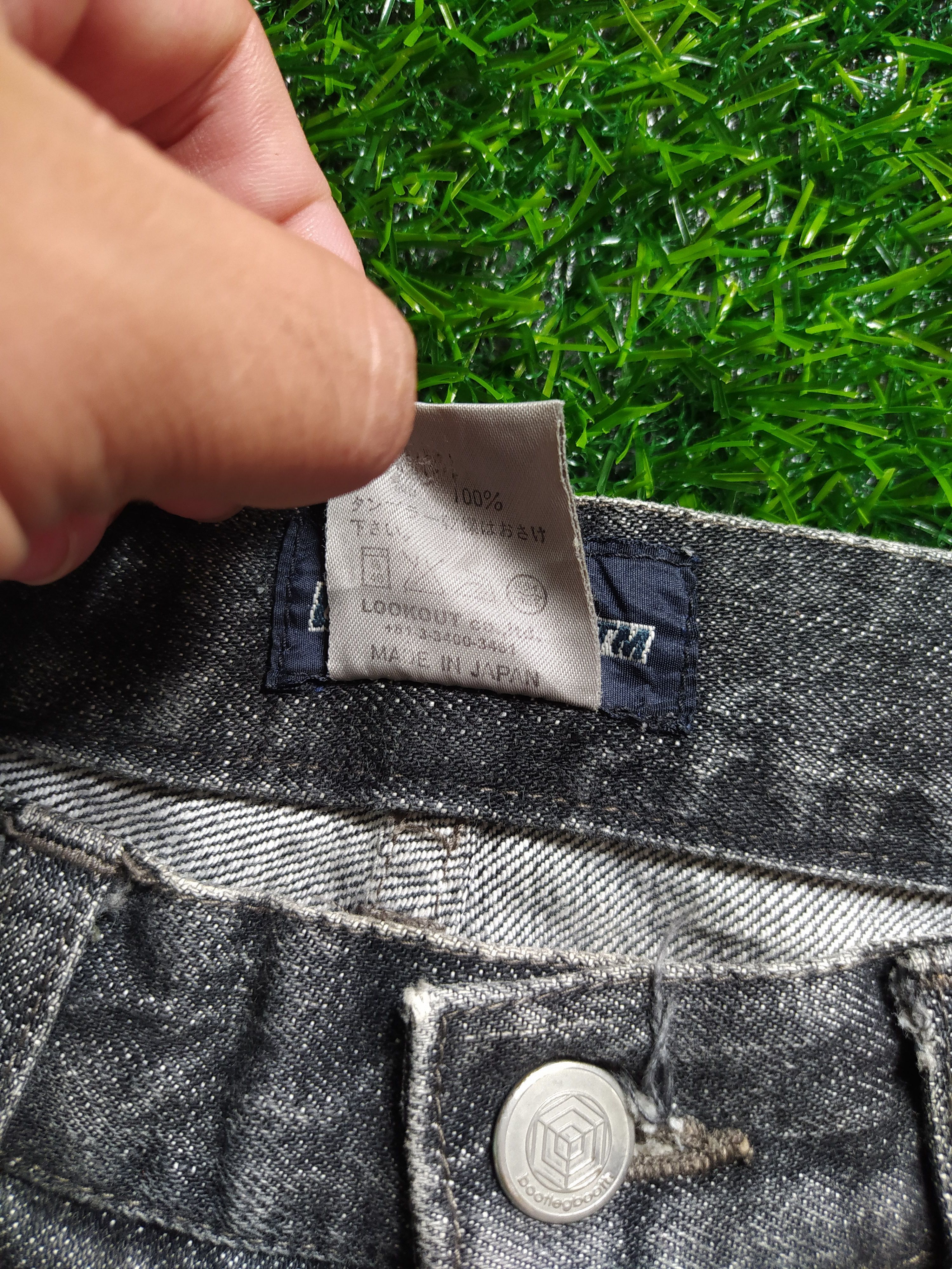 If Six Was Nine × Japanese Brand Bootlegboothtm Distressed Design Jeans Size US 31 - 3 Thumbnail
