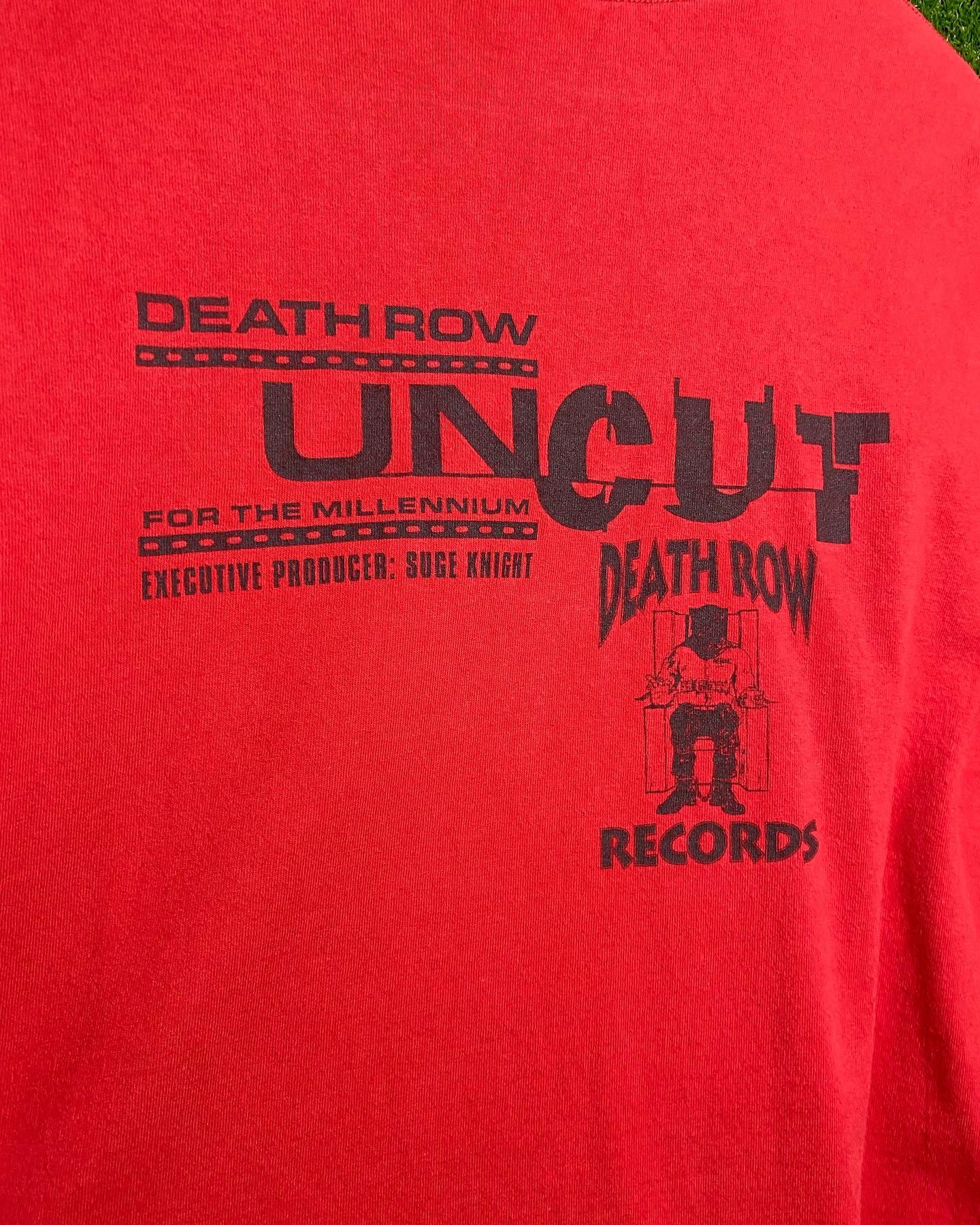 Rap Tees × Vintage 🚨Vintage Death Row Records Uncut Promo Rap Tee T-Shirt Size US XL / EU 56 / 4 - 5 Thumbnail