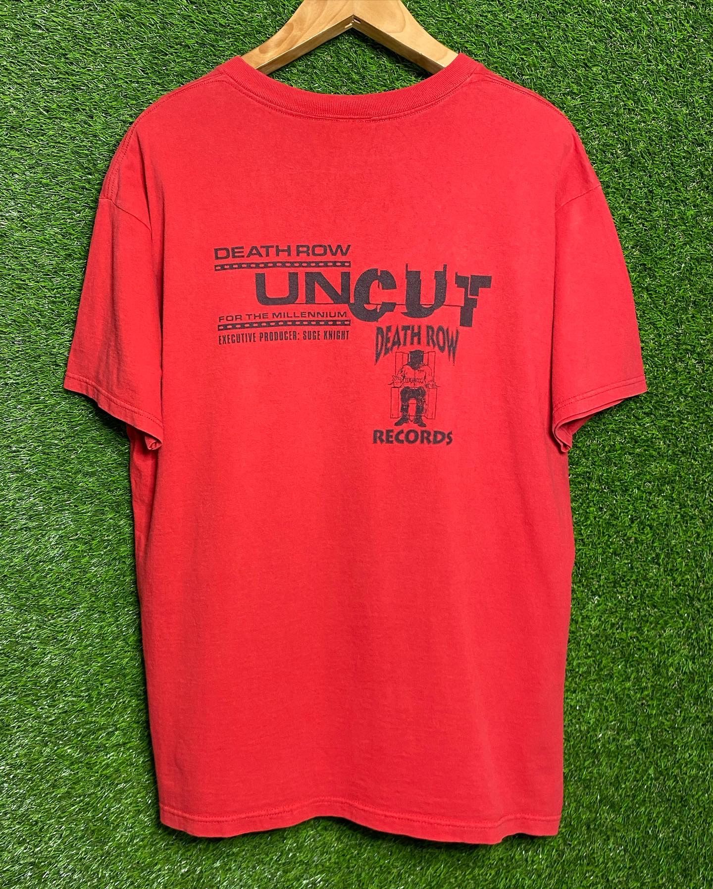 Rap Tees × Vintage 🚨Vintage Death Row Records Uncut Promo Rap Tee T-Shirt Size US XL / EU 56 / 4 - 1 Thumbnail
