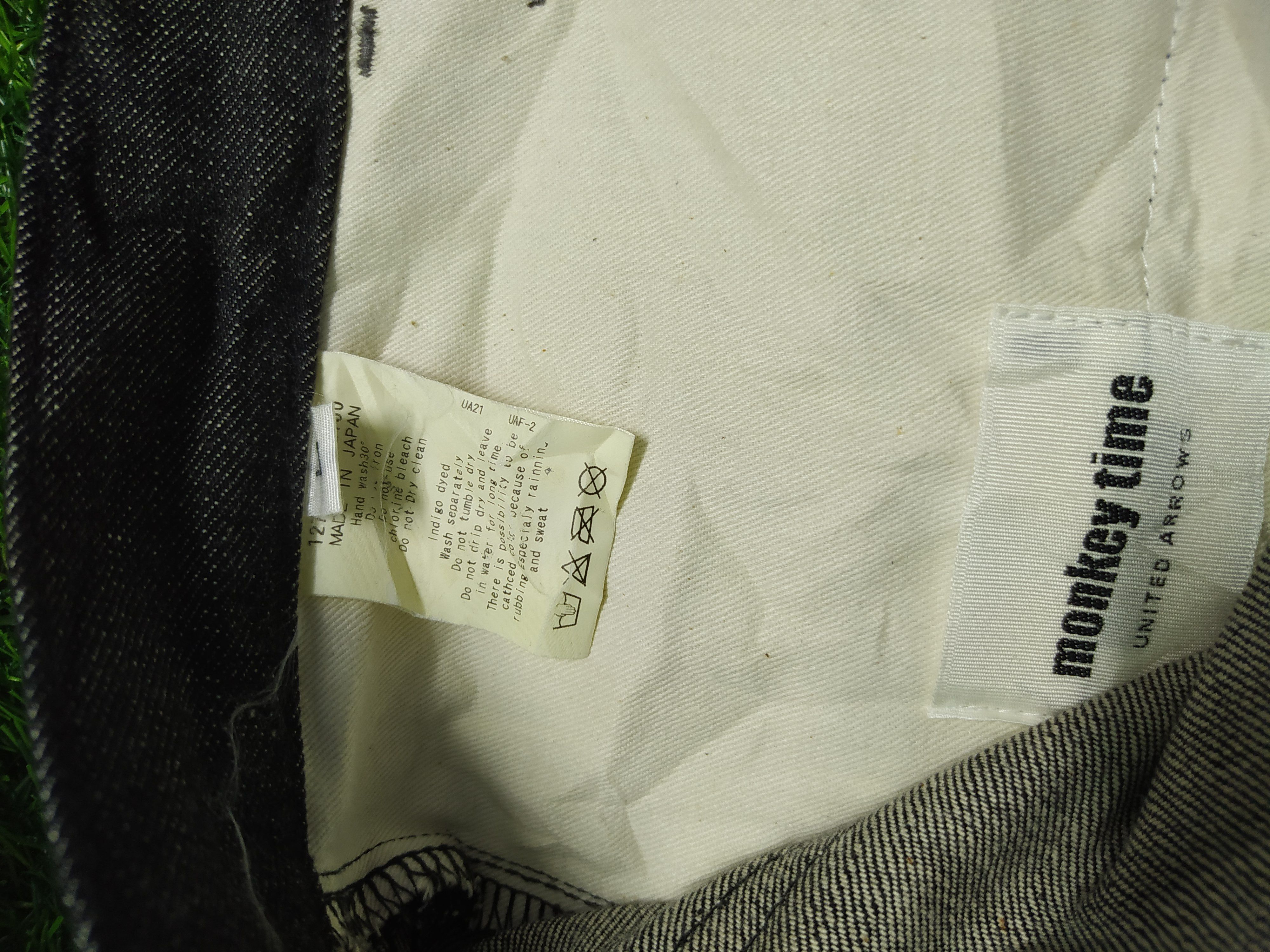 Japanese Brand Monkey Time Slim Jeans Size US 34 / EU 50 - 3 Thumbnail
