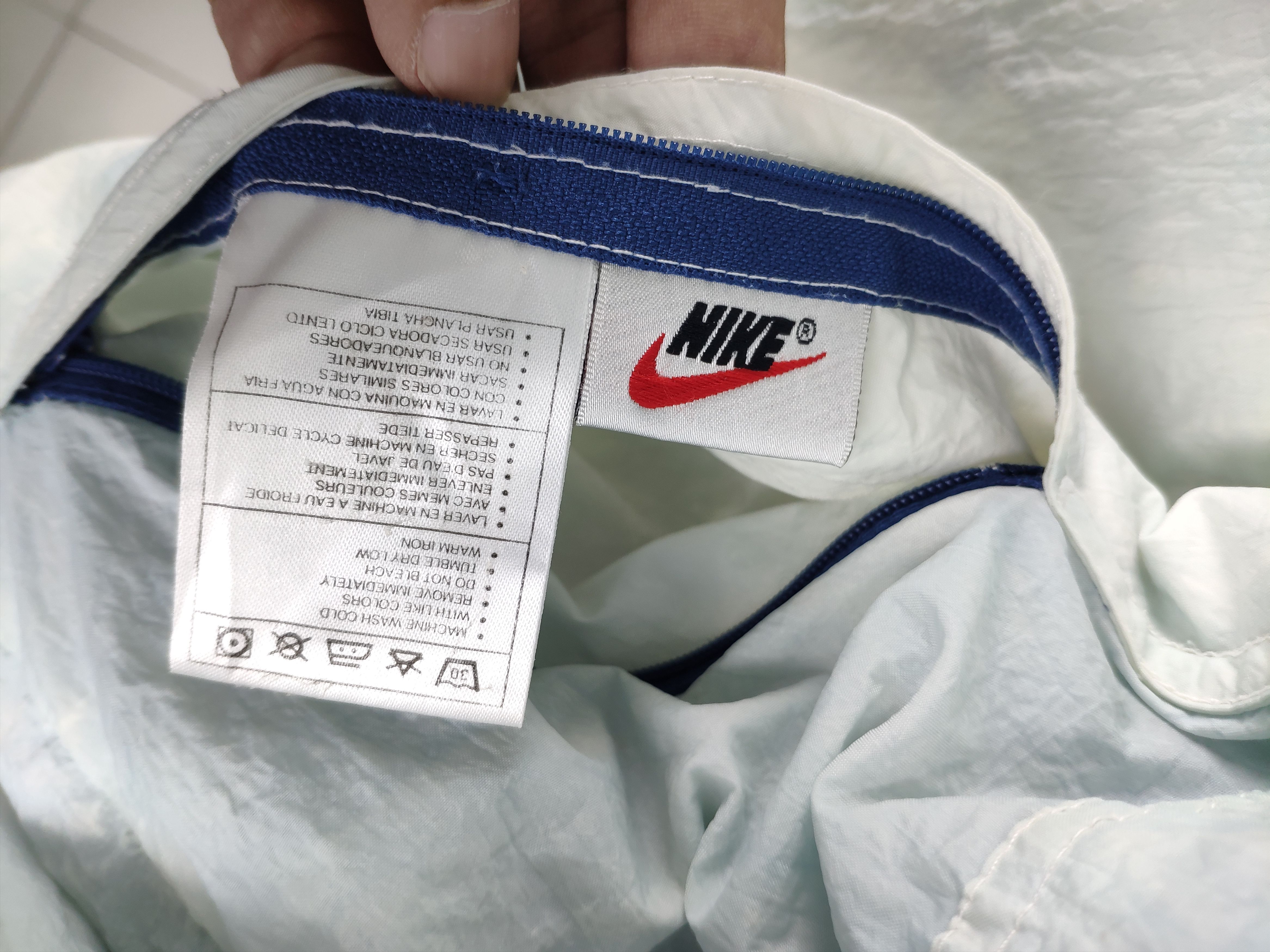 Nike × Vintage Steal 💥 Vintage 90 S Nike Big Swoosh Logo Reversible Size US L / EU 52-54 / 3 - 7 Thumbnail