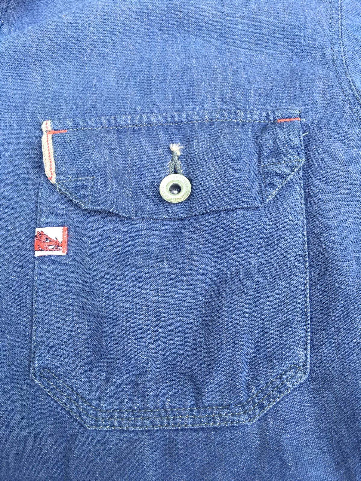Japanese Brand × Vintage Vintage RNA Inc Selvedge Denim Jacket Size US L / EU 52-54 / 3 - 3 Thumbnail