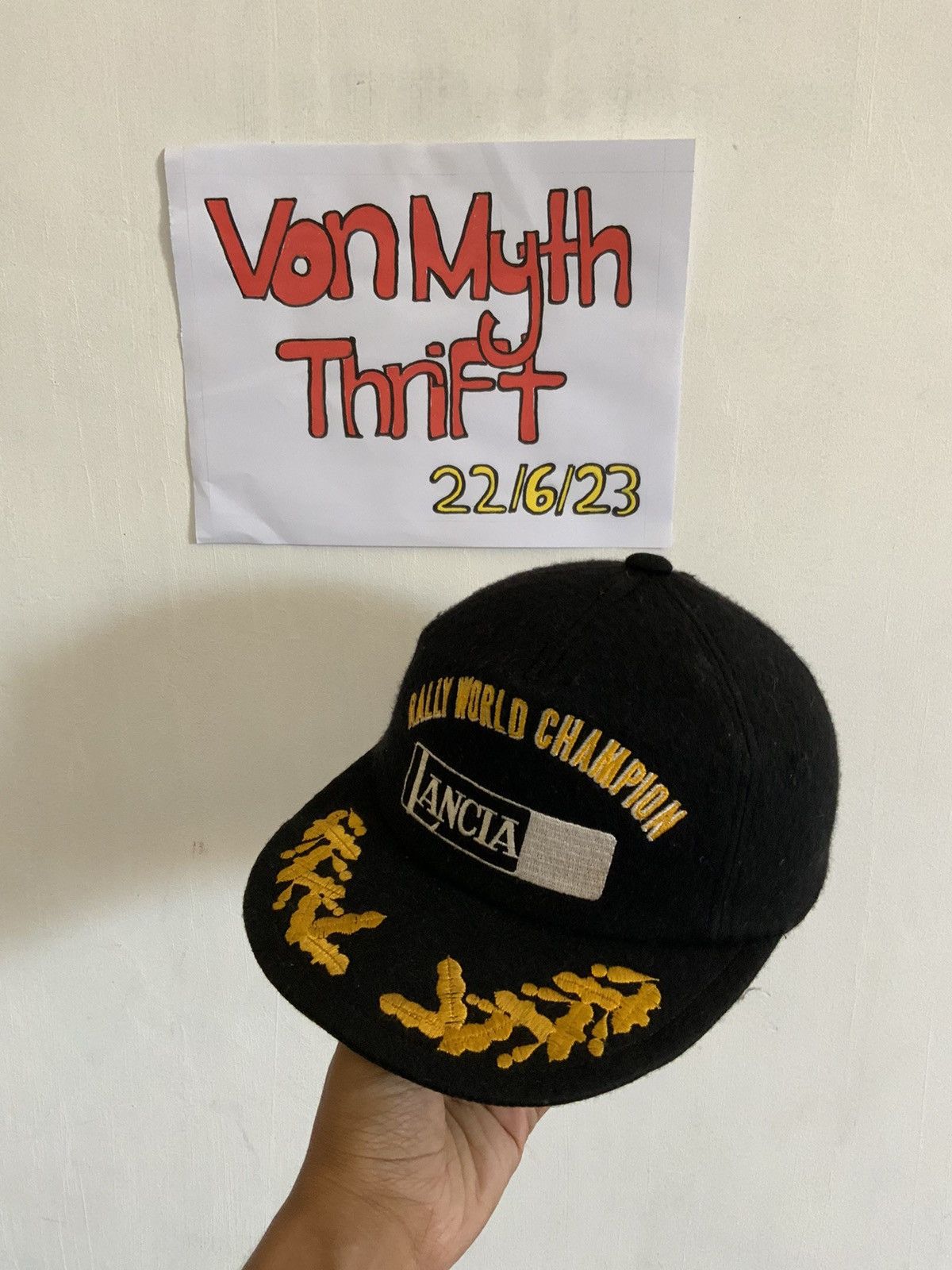 Vintage Vintage Lancia Rally World Champion Fur Hat Size ONE SIZE - 2 Thumbnail