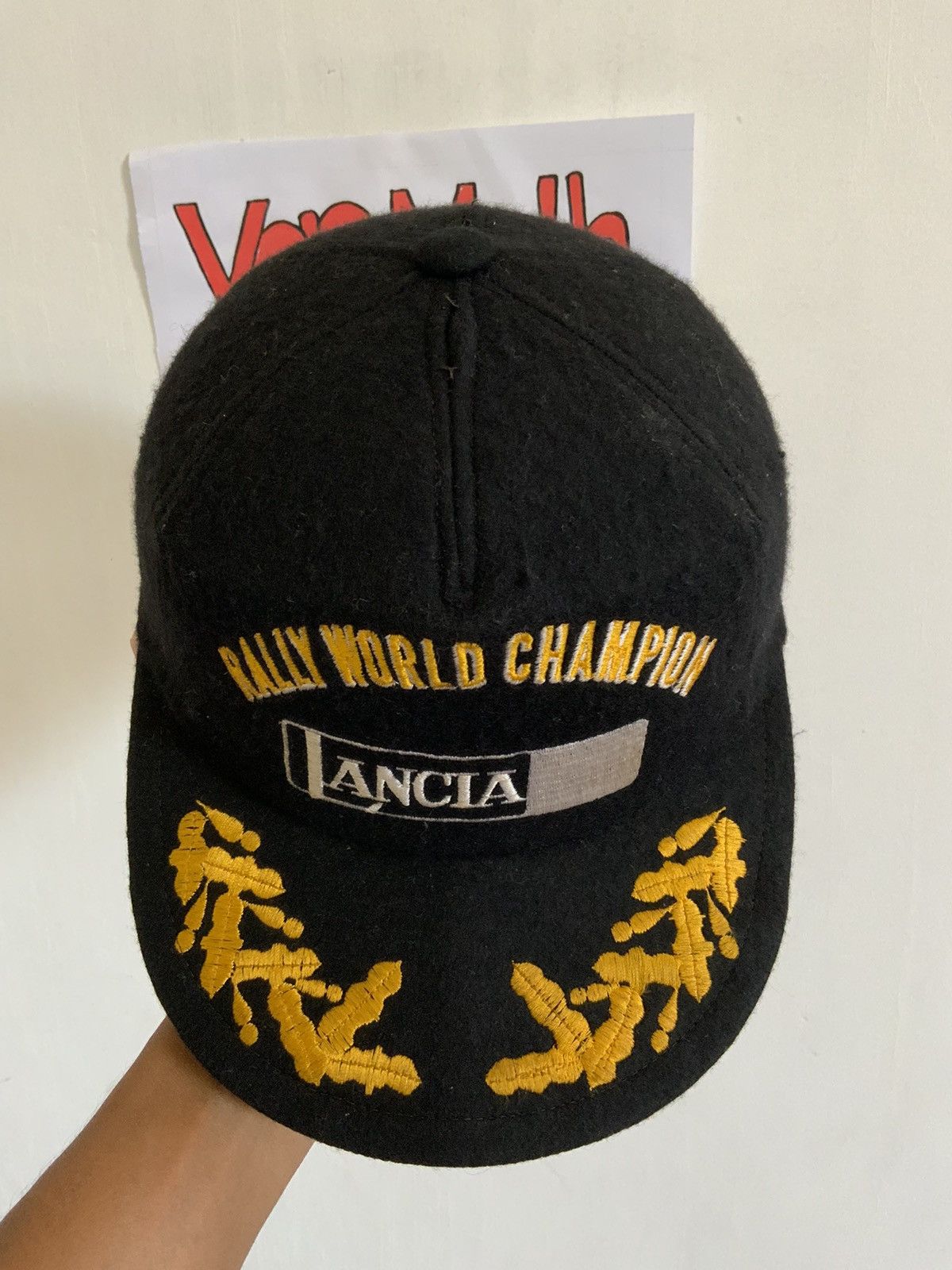 Vintage Vintage Lancia Rally World Champion Fur Hat Size ONE SIZE - 6 Thumbnail
