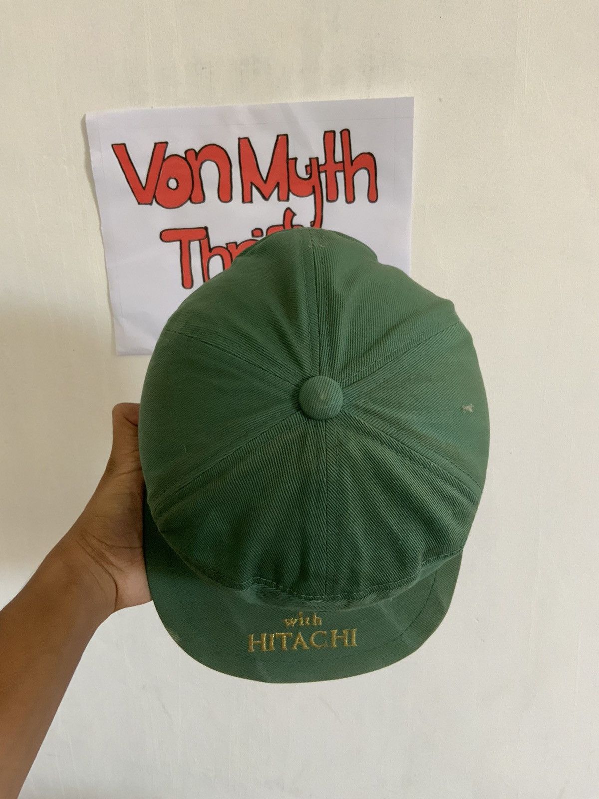 Japanese Brand Vintage Team Lotus x Hitachi Japan Fade Racing Hat Size ONE SIZE - 8 Thumbnail