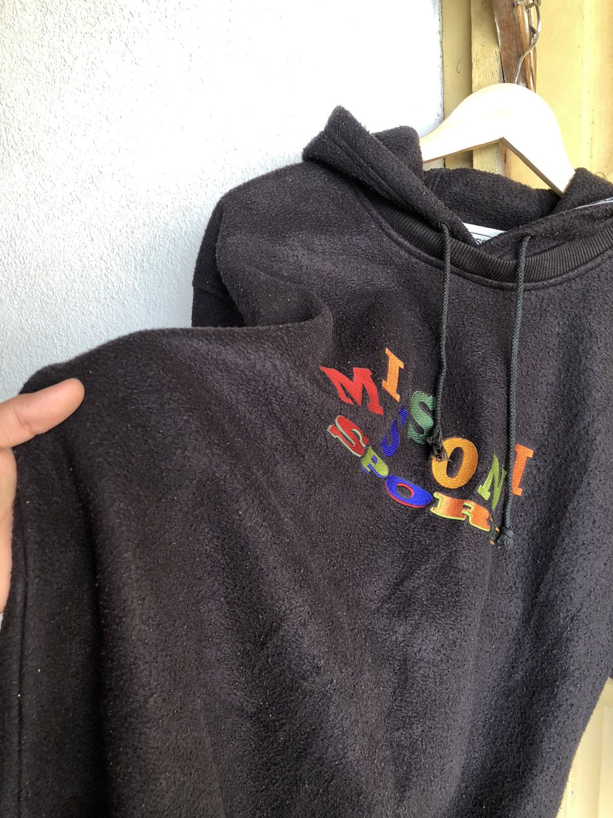 Missoni Vintage Missoni Sport Embroidery Logo Fleece Hoodie Size US L / EU 52-54 / 3 - 9 Thumbnail