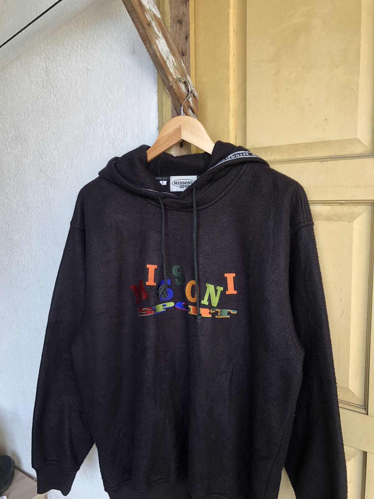 Missoni Vintage Missoni Sport Embroidery Logo Fleece Hoodie Size US L / EU 52-54 / 3 - 2 Thumbnail