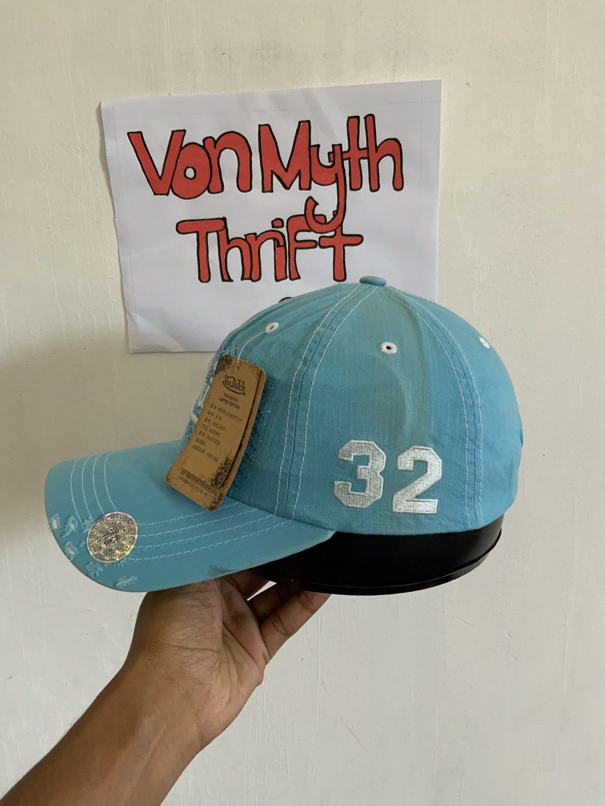 Von Dutch Deadstock Von Dutch Distressed Hat Size ONE SIZE - 2 Thumbnail