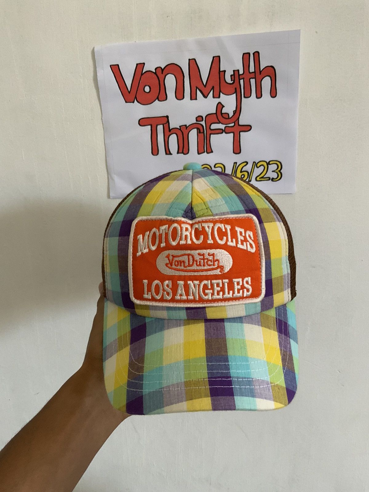 Von Dutch Von Dutch Big Patches Trucker Hat Size ONE SIZE - 1 Thumbnail