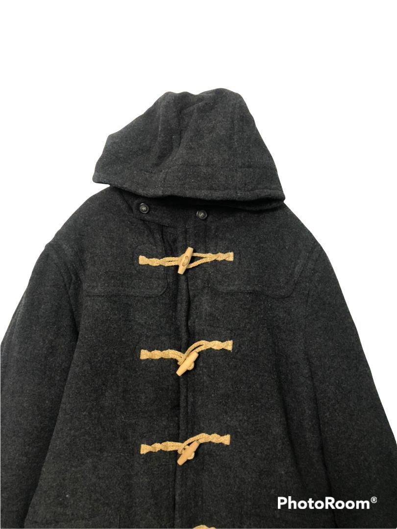 Japanese Brand Vintage Navy Produce Duffel Hoodie Wool Long Coat Jacket Size US L / EU 52-54 / 3 - 4 Thumbnail