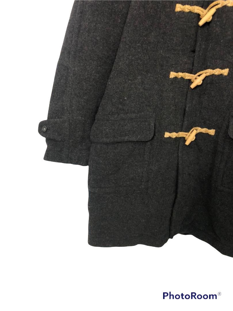 Japanese Brand Vintage Navy Produce Duffel Hoodie Wool Long Coat Jacket Size US L / EU 52-54 / 3 - 3 Thumbnail