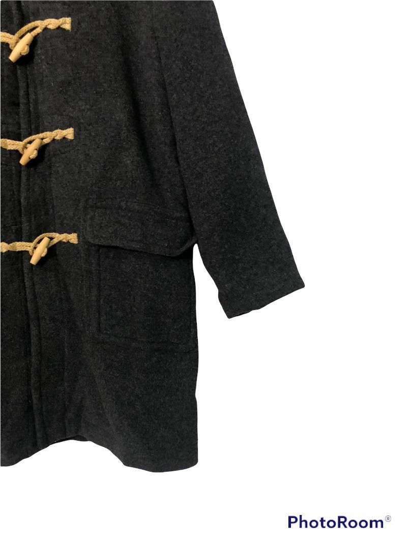 Japanese Brand Vintage Navy Produce Duffel Hoodie Wool Long Coat Jacket Size US L / EU 52-54 / 3 - 2 Thumbnail
