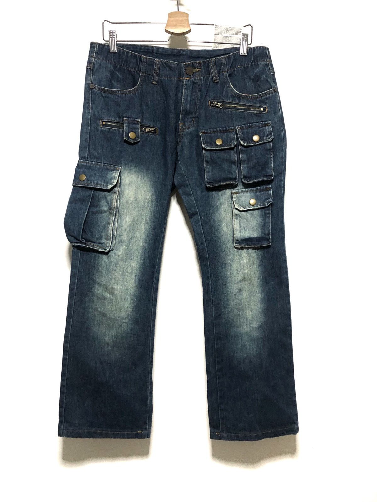 Designer × Japanese Brand Japanese Brand JO’ism Bondage Multipocket Cargo Jeans Size US 34 / EU 50 - 1 Thumbnail