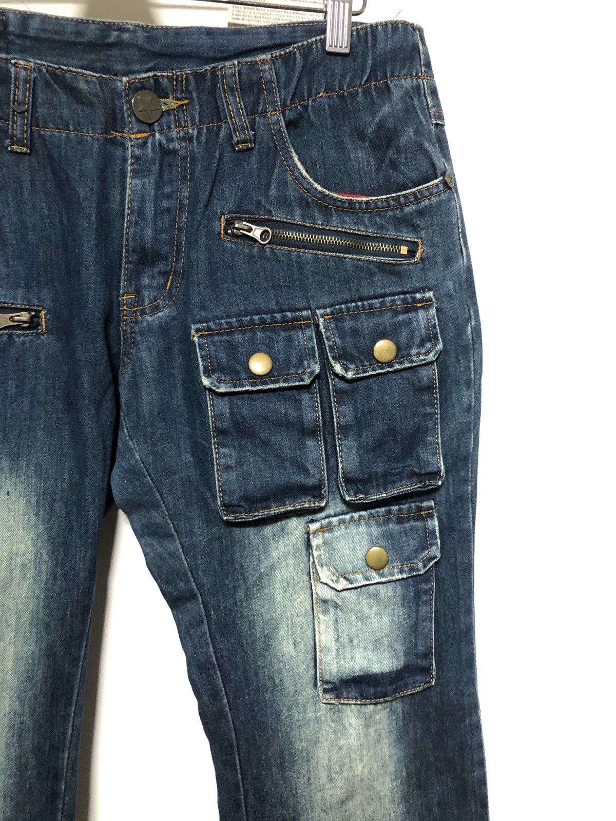 Designer × Japanese Brand Japanese Brand JO’ism Bondage Multipocket Cargo Jeans Size US 34 / EU 50 - 3 Thumbnail