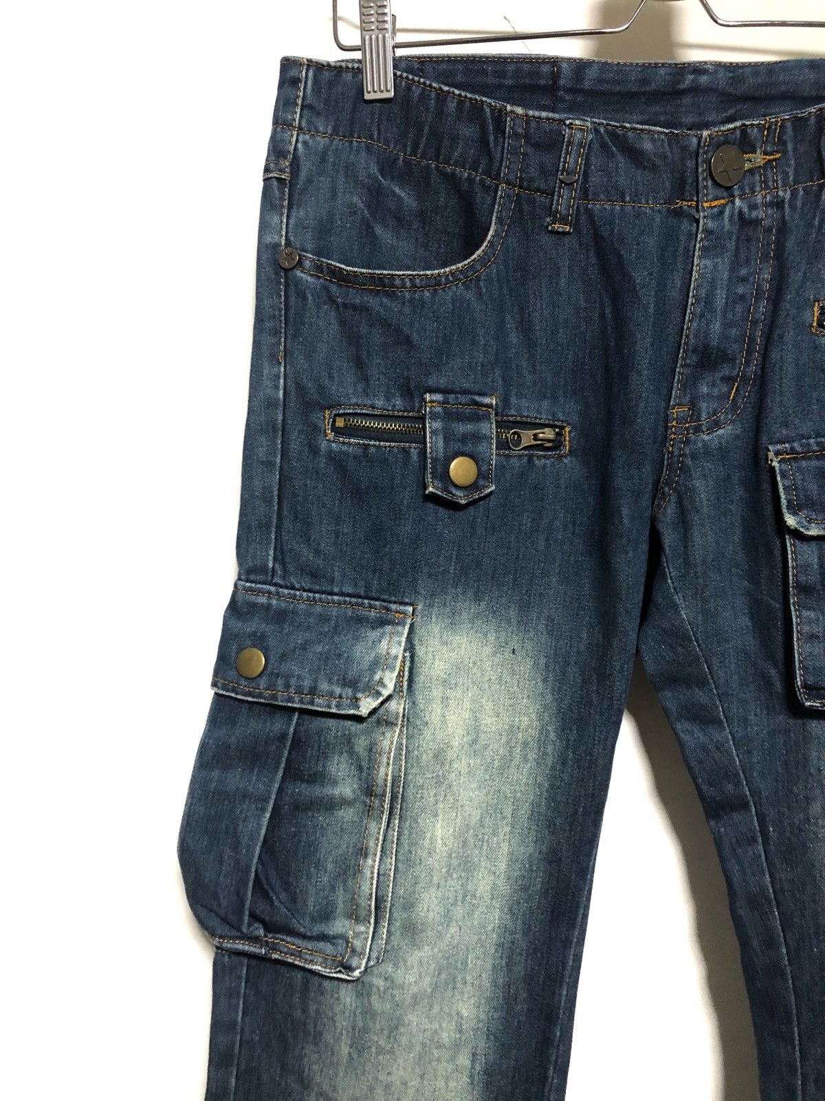 Designer × Japanese Brand Japanese Brand JO’ism Bondage Multipocket Cargo Jeans Size US 34 / EU 50 - 2 Thumbnail