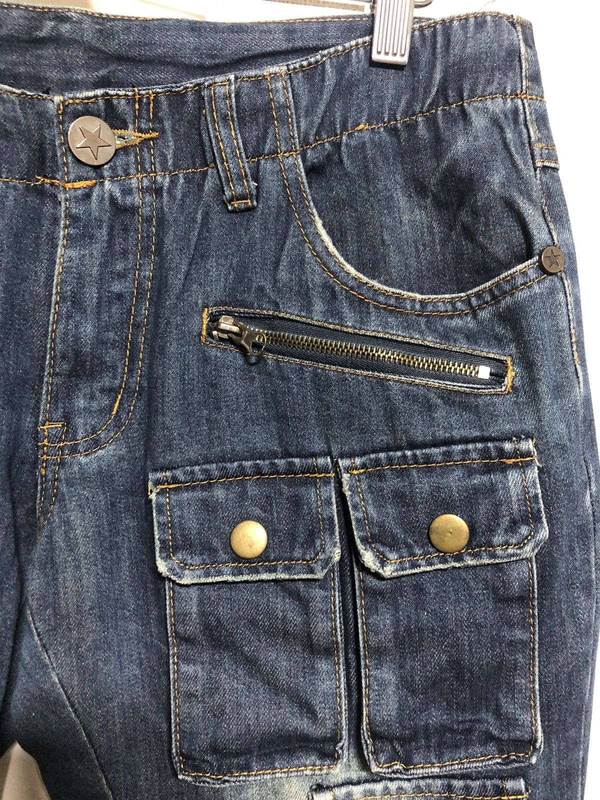 Designer × Japanese Brand Japanese Brand JO’ism Bondage Multipocket Cargo Jeans Size US 34 / EU 50 - 4 Thumbnail