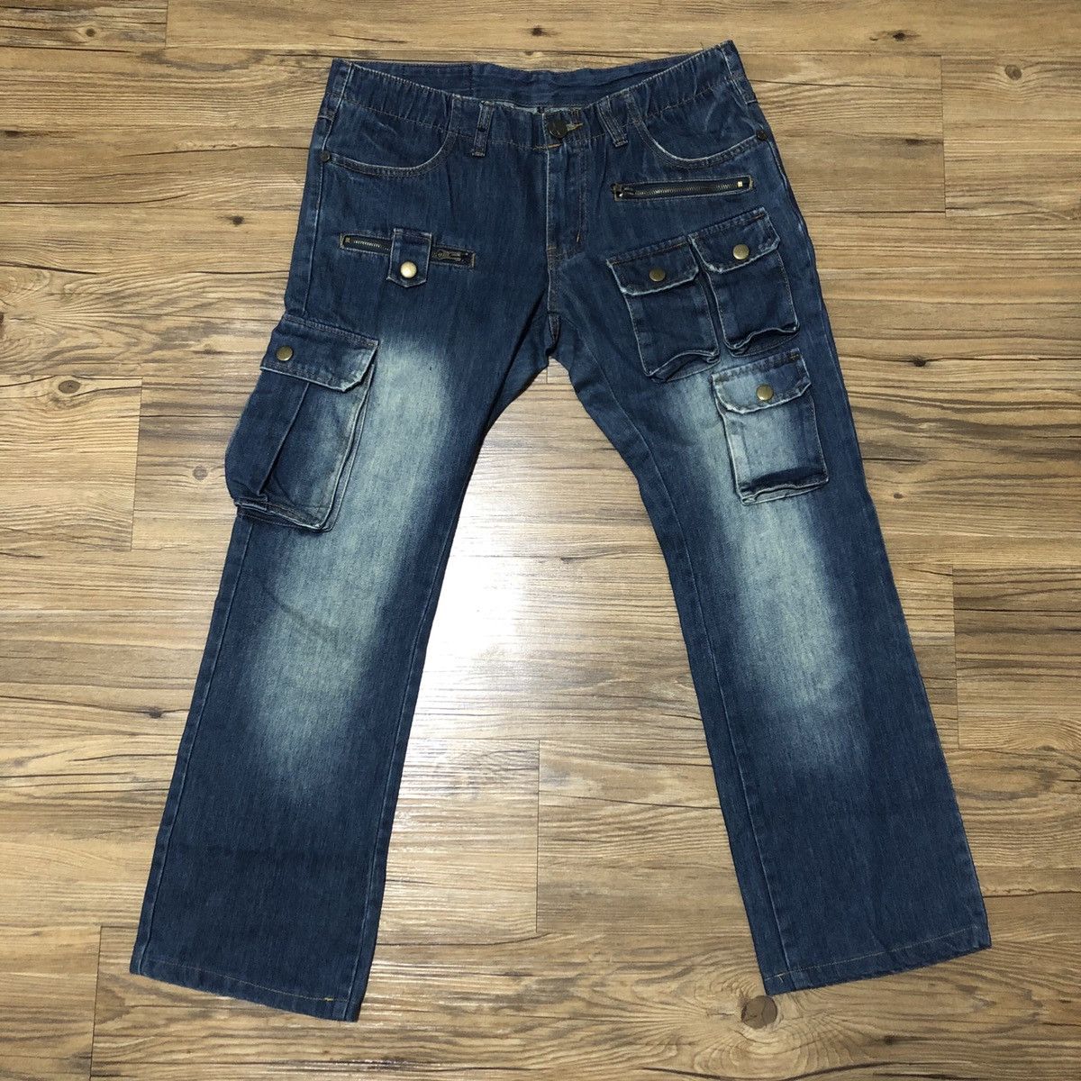 Designer × Japanese Brand Japanese Brand JO’ism Bondage Multipocket Cargo Jeans Size US 34 / EU 50 - 7 Thumbnail