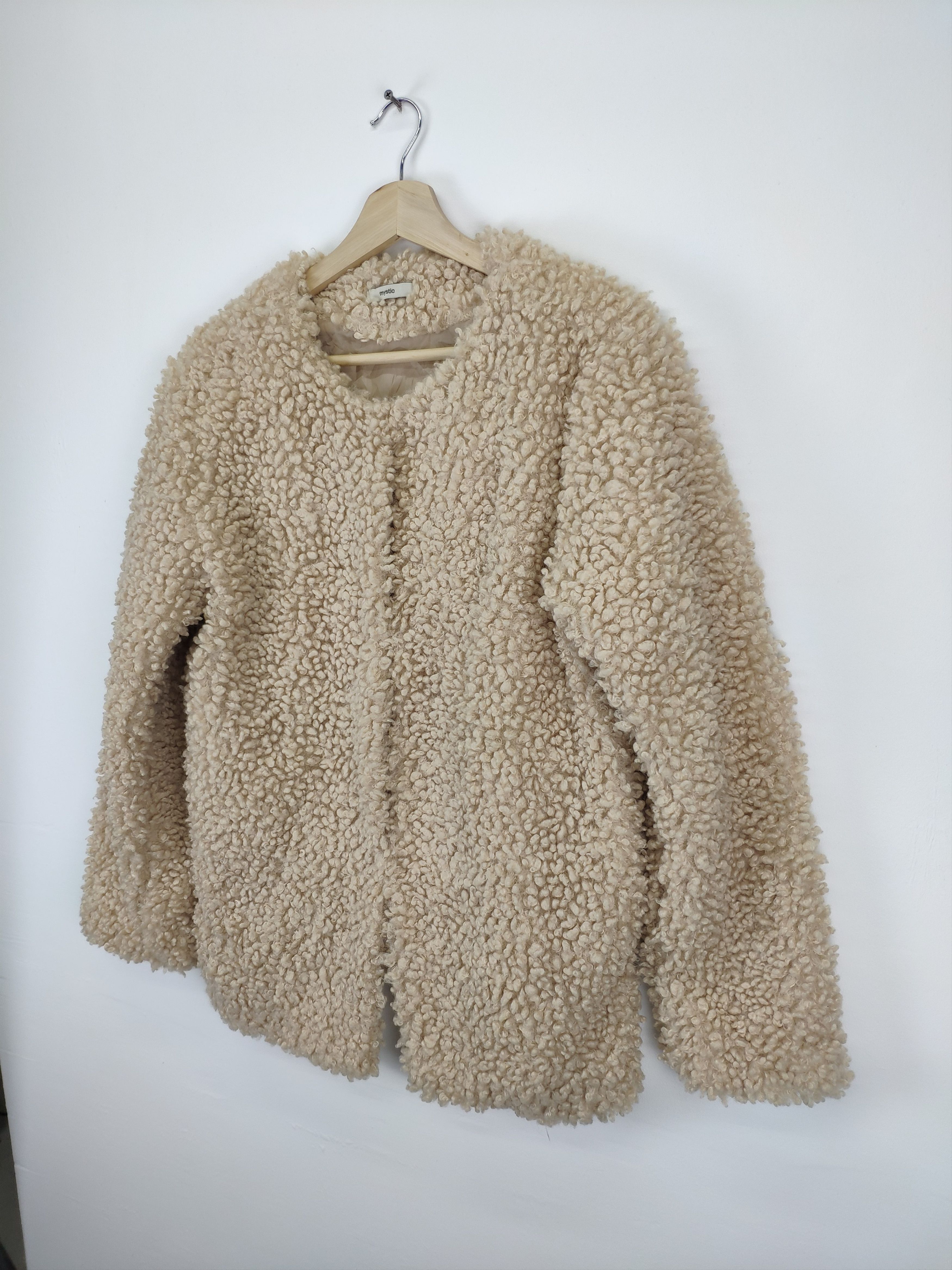 Japanese Brand Vintage Sherpa Jacket Cardigan by Mystic Size M / US 6-8 / IT 42-44 - 2 Thumbnail