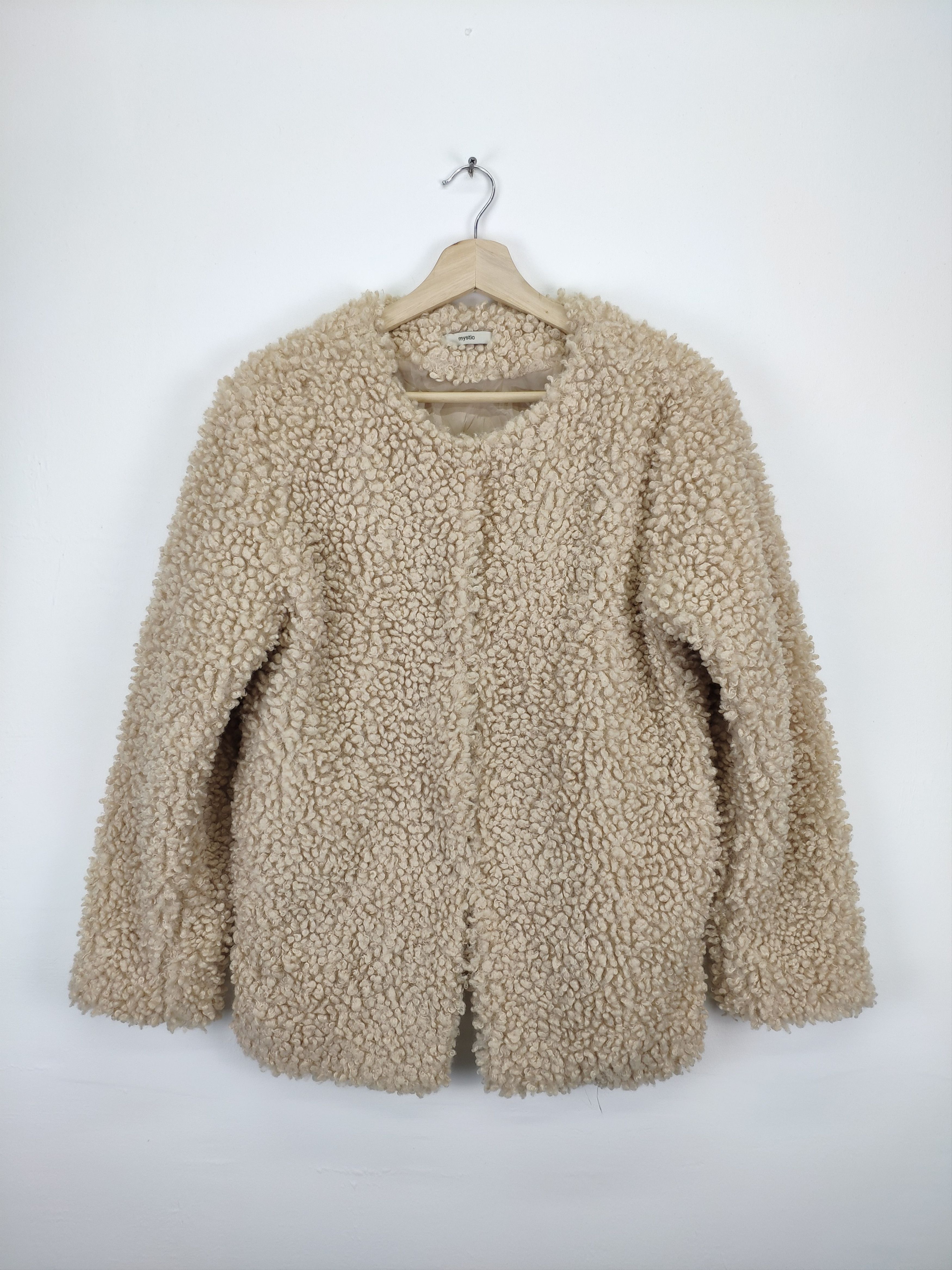 Japanese Brand Vintage Sherpa Jacket Cardigan by Mystic Size M / US 6-8 / IT 42-44 - 1 Thumbnail