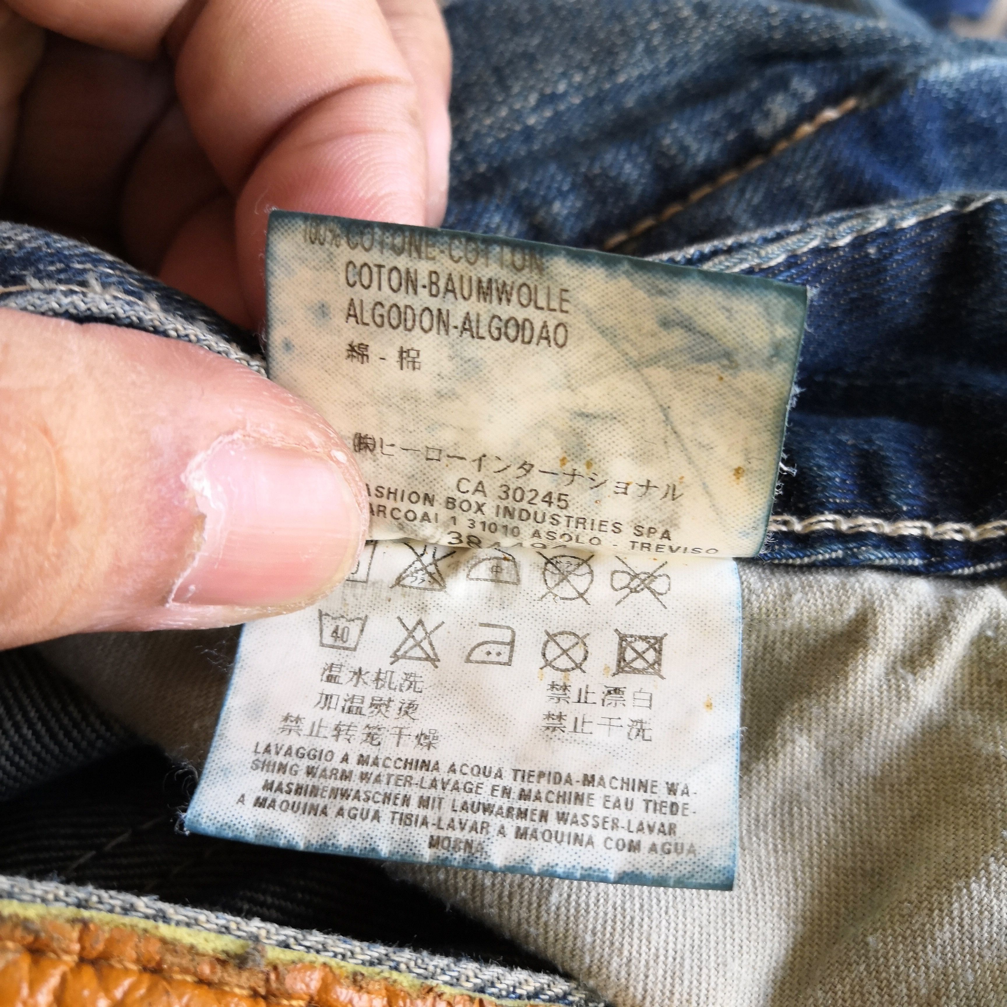 Japanese Brand Vintage Reply Selvedge Distresses Jeans Japanese Denim Size 28" / US 6 / IT 42 - 14 Thumbnail