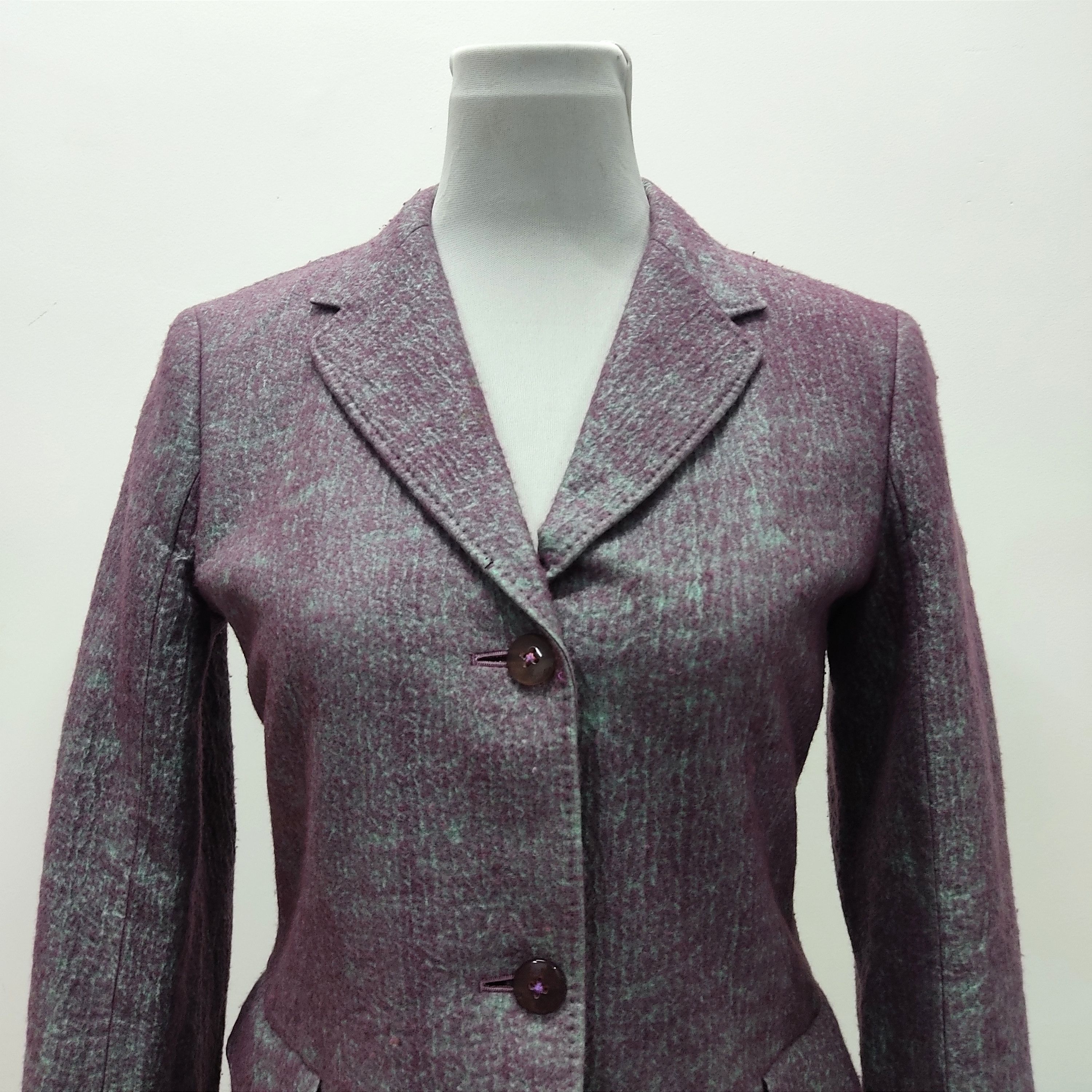 Designer × Jil Sander JIL SANDER Wool Silk Blazer Jacket Size S / US 4 / IT 40 - 2 Thumbnail