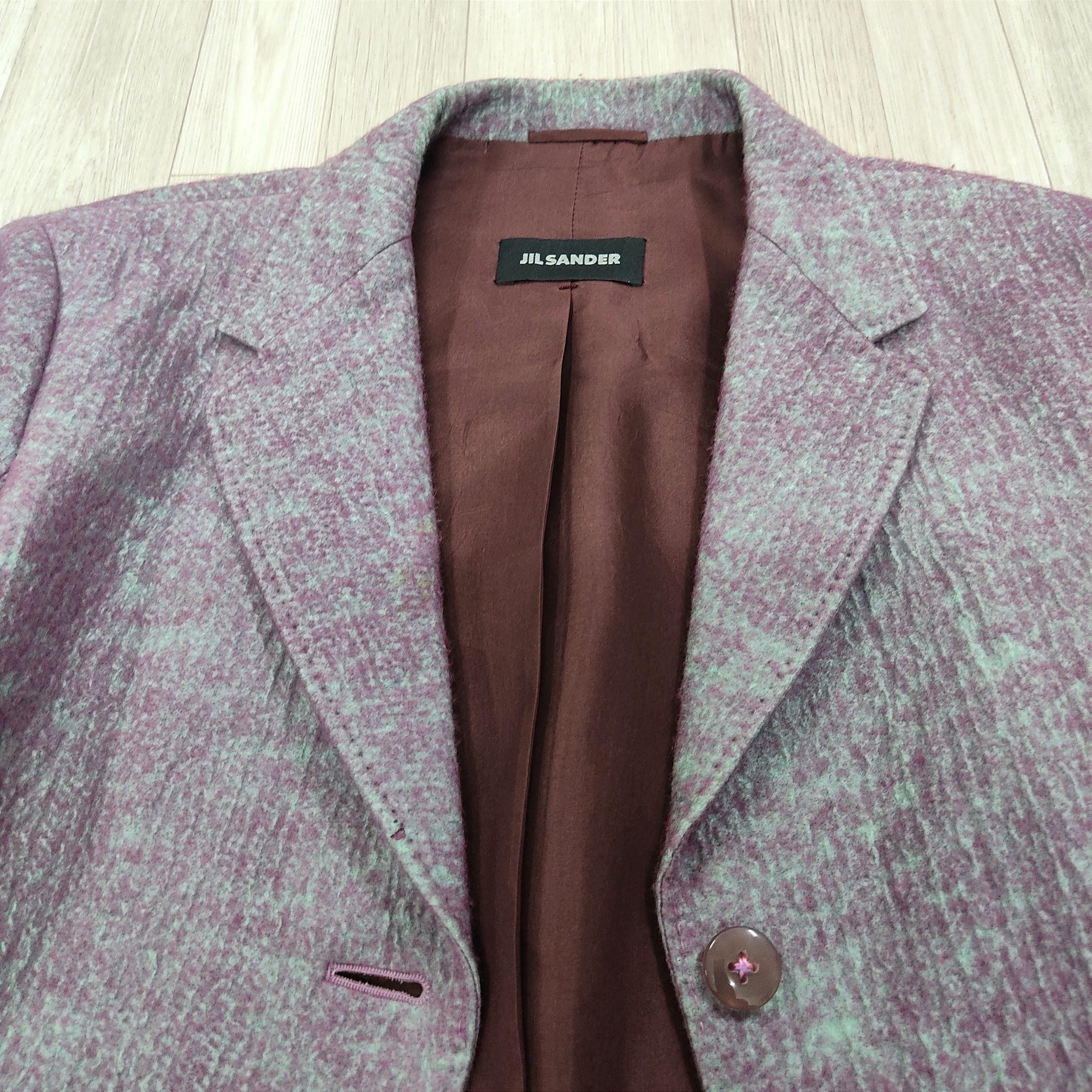Designer × Jil Sander JIL SANDER Wool Silk Blazer Jacket Size S / US 4 / IT 40 - 6 Thumbnail