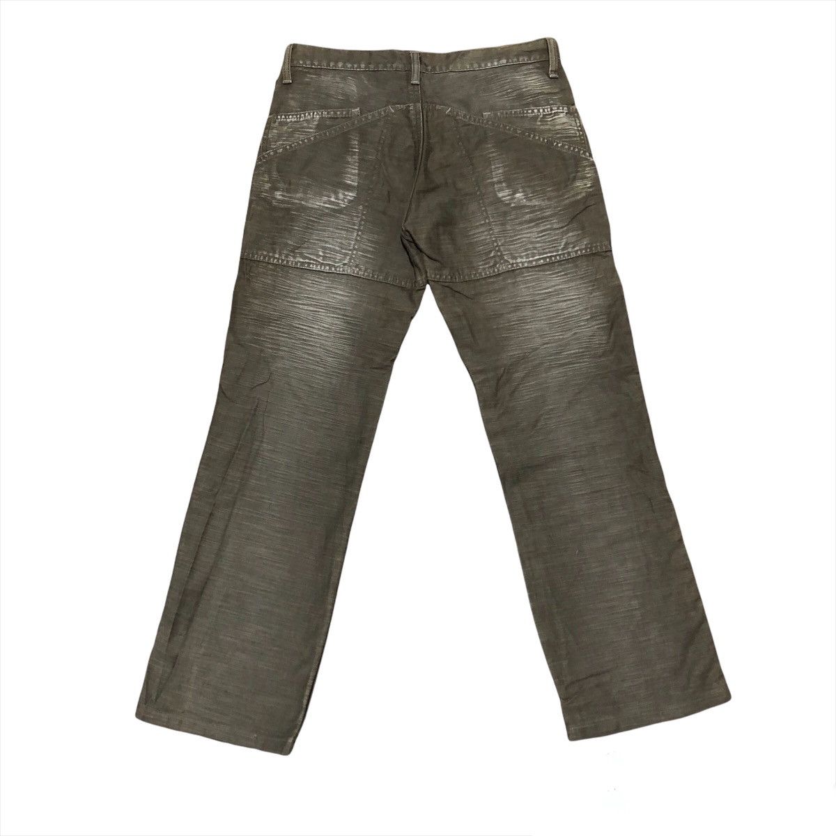 Designer Japanese Brand Multiple Pockets Duck Canvas Bush Pants Size US 31 - 9 Thumbnail