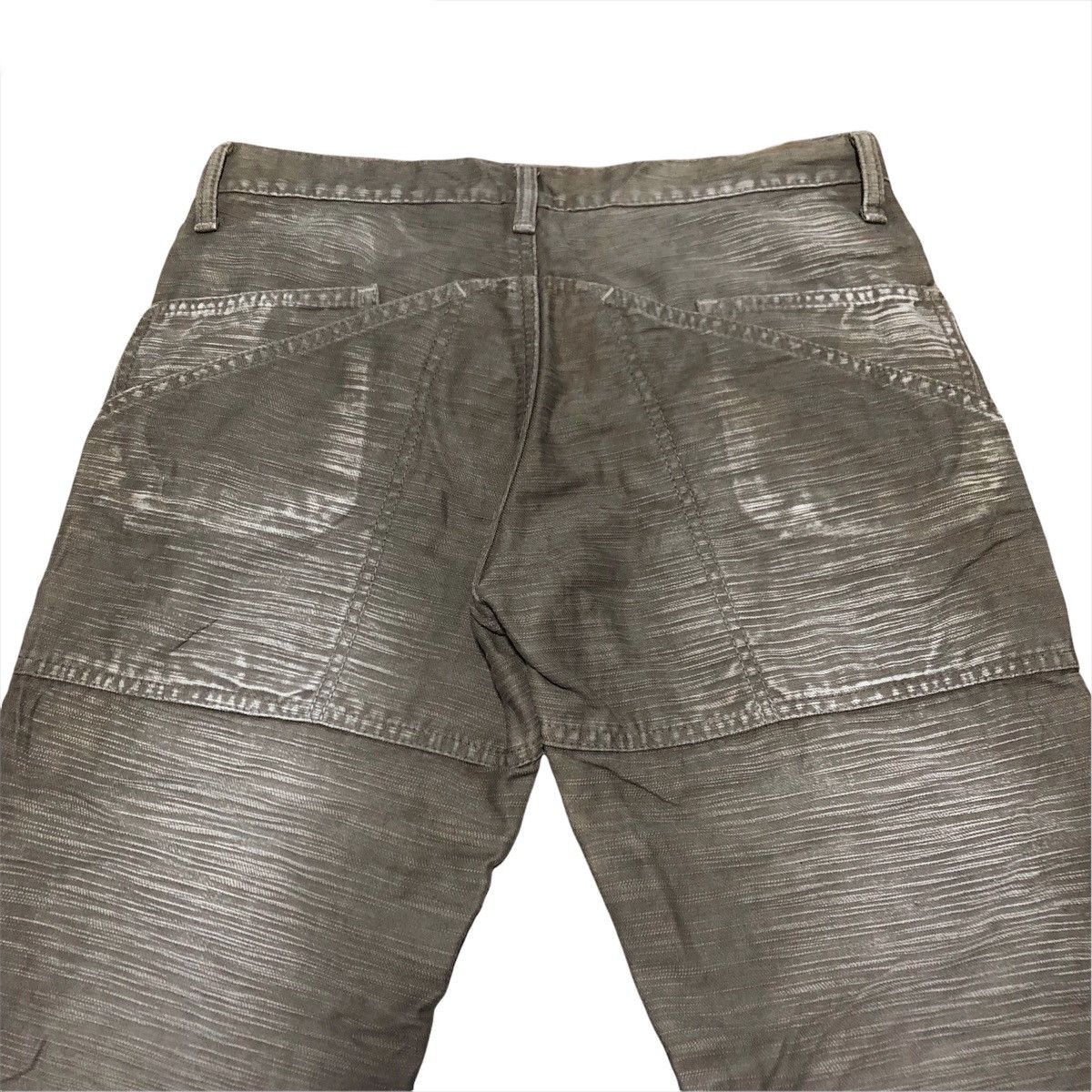 Designer Japanese Brand Multiple Pockets Duck Canvas Bush Pants Size US 31 - 10 Thumbnail
