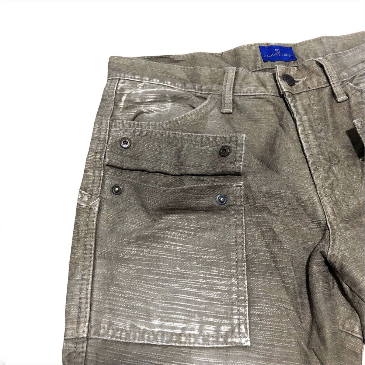 Designer Japanese Brand Multiple Pockets Duck Canvas Bush Pants Size US 31 - 5 Thumbnail