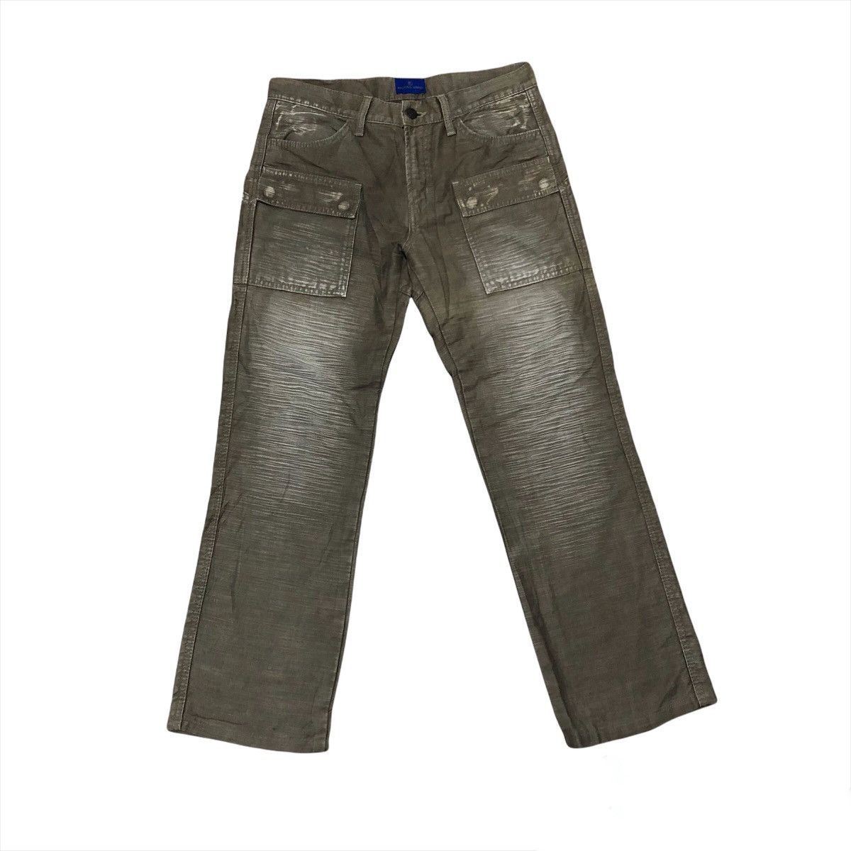 Designer Japanese Brand Multiple Pockets Duck Canvas Bush Pants Size US 31 - 1 Thumbnail